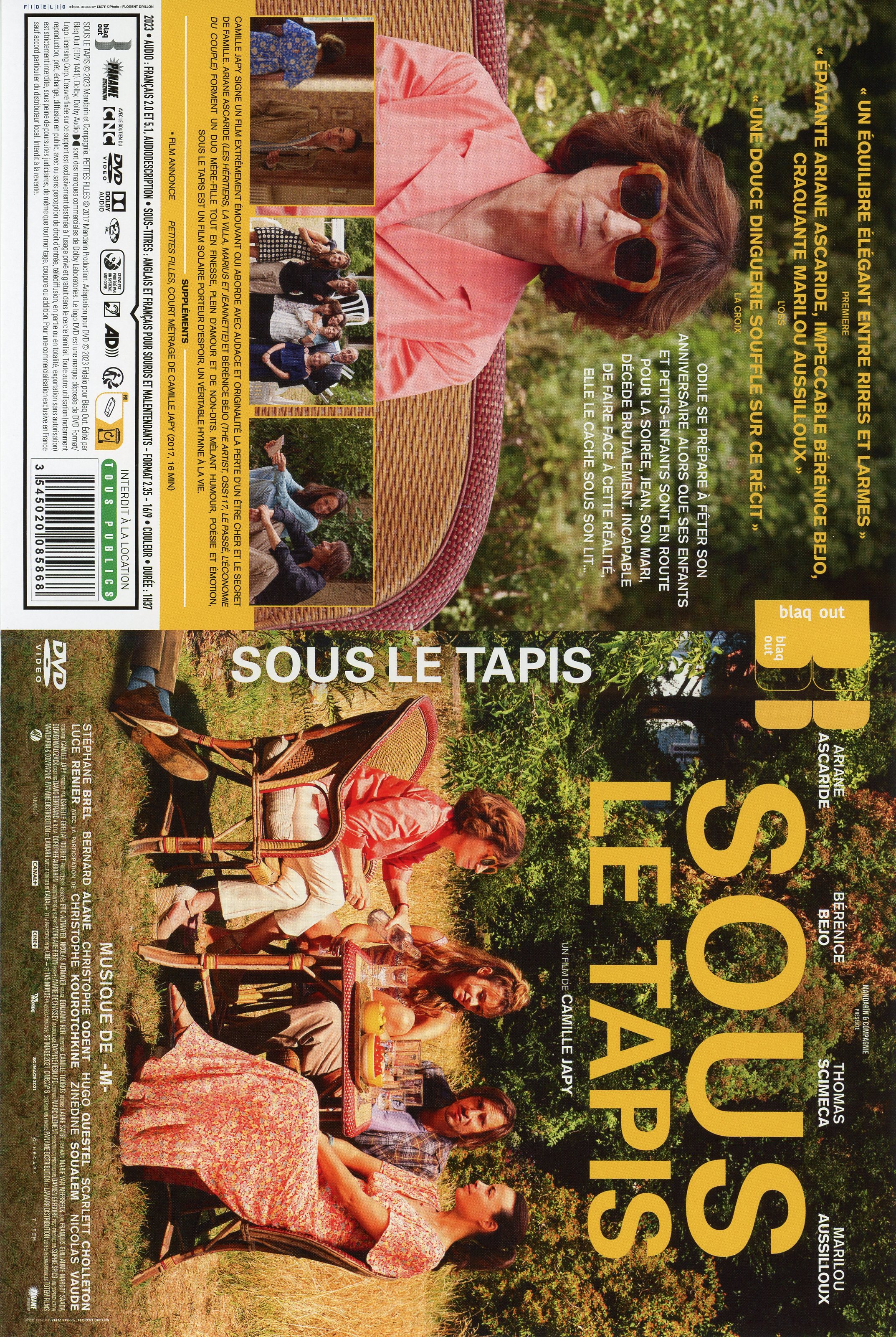 Jaquette DVD Sous le tapis