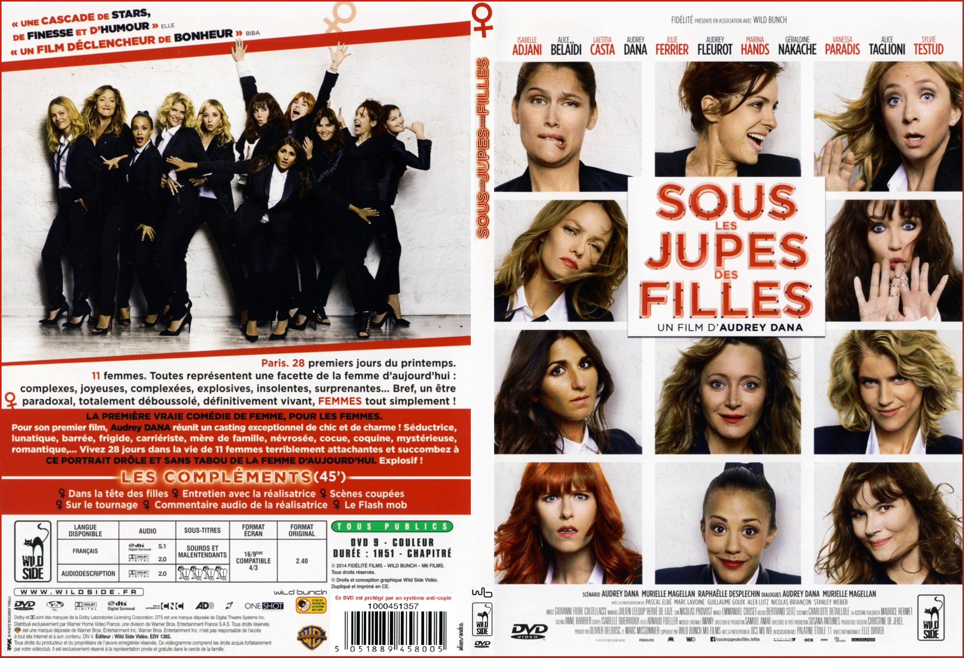 Jaquette DVD Sous les Jupes des Filles - SLIM