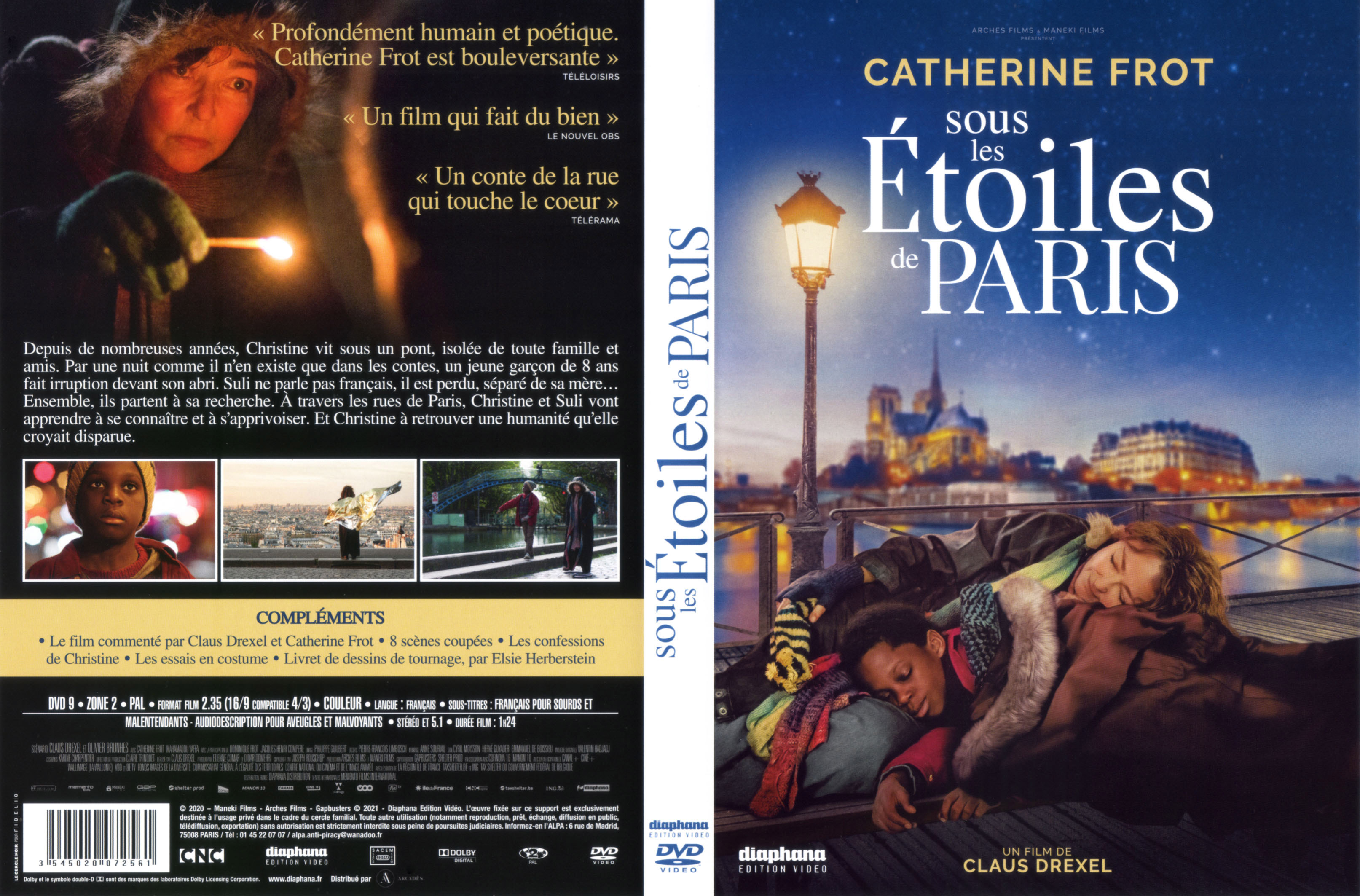 Jaquette DVD Sous les toiles de Paris