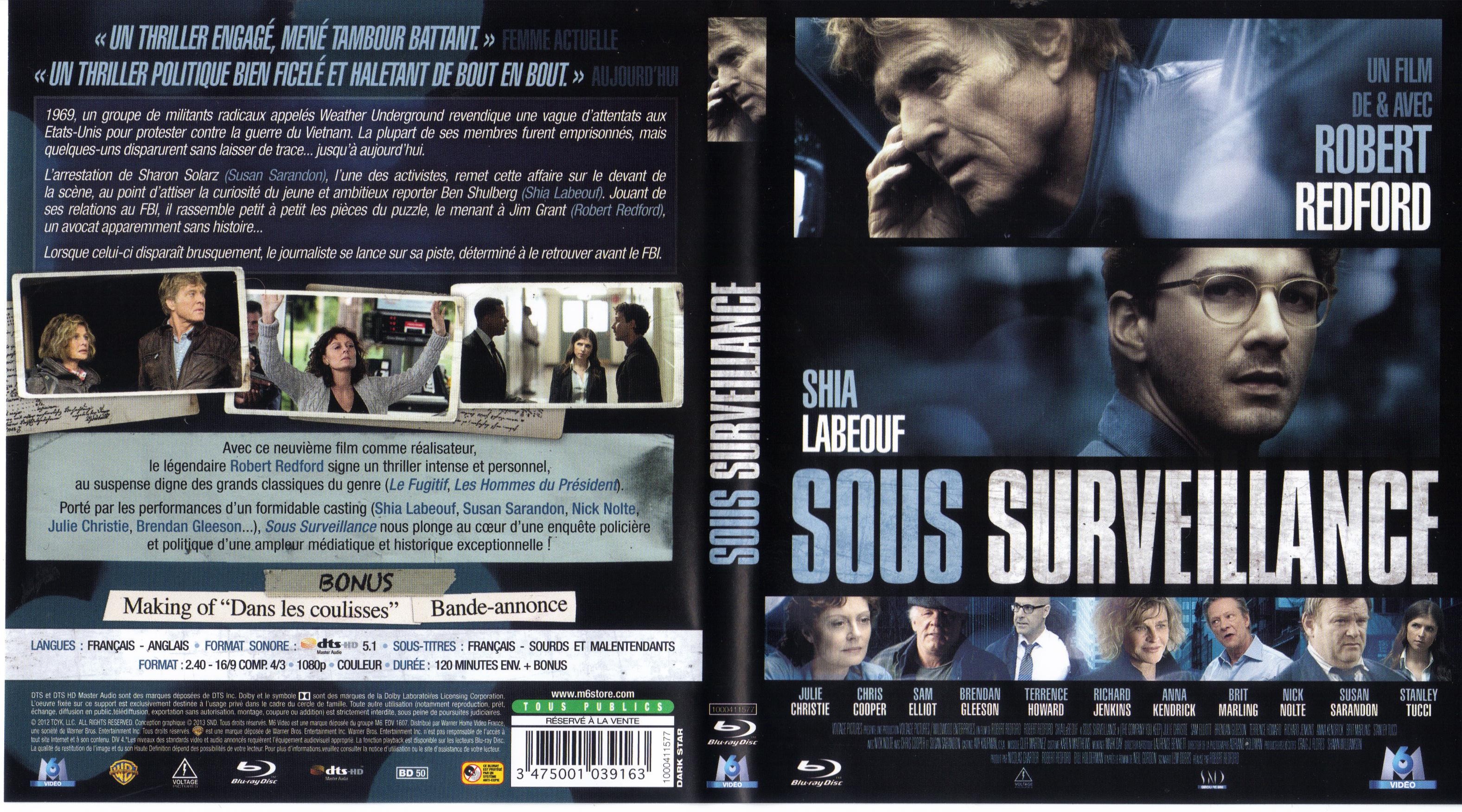 Jaquette DVD Sous surveillance (BLU-RAY)