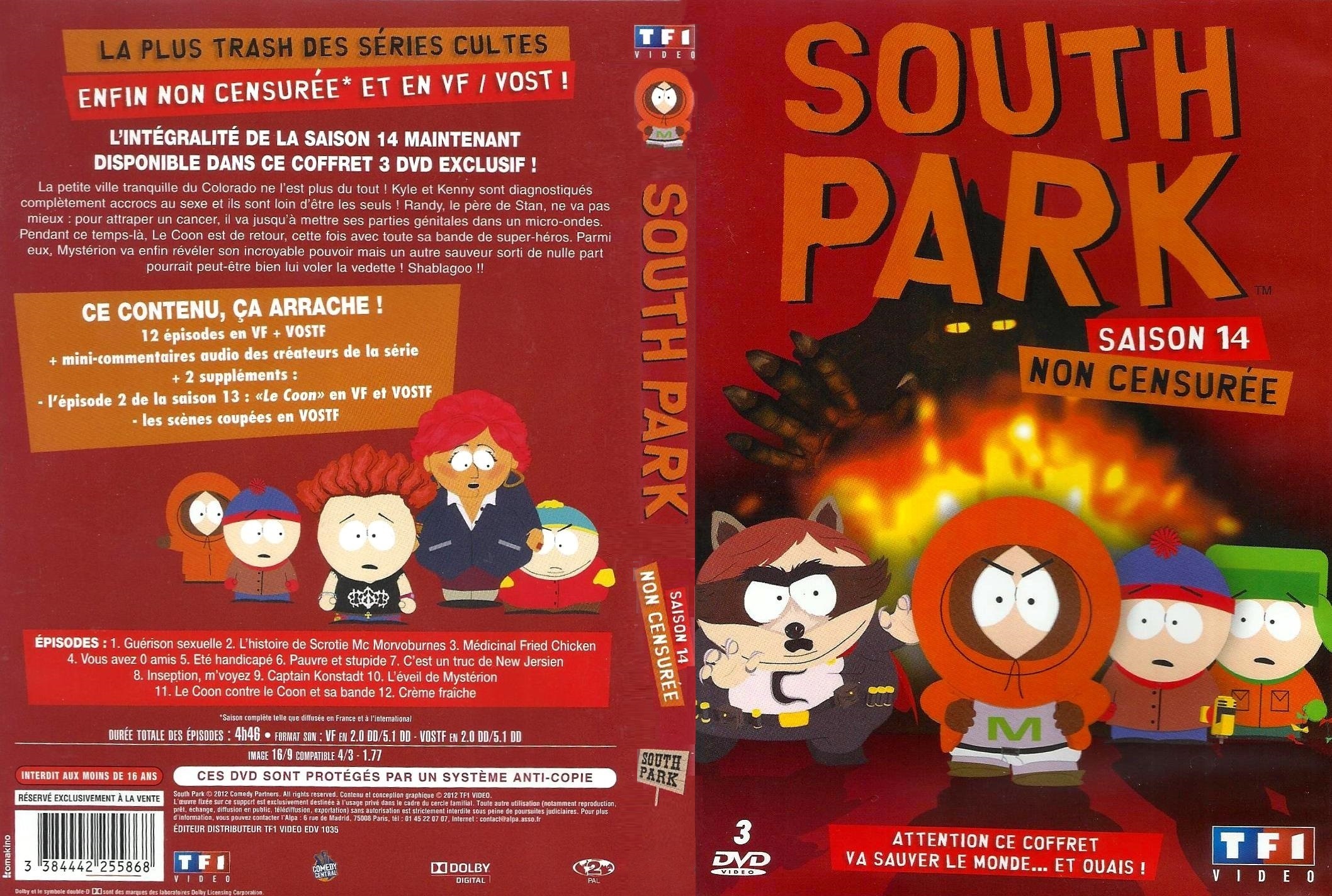 Jaquette DVD South Park Saison 14