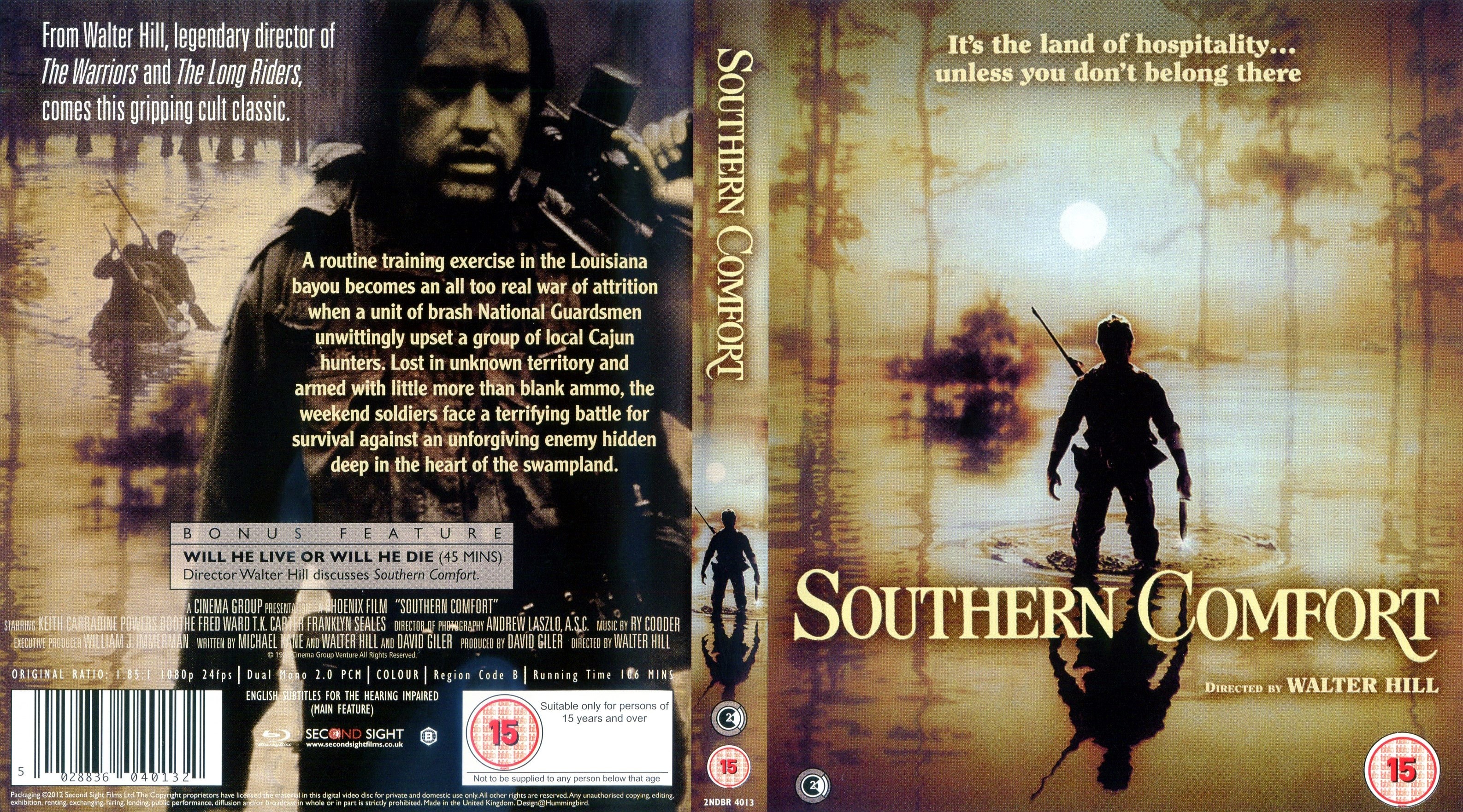 Jaquette DVD Southern Comfort - Sans retour Zone 1 (BLU-RAY)