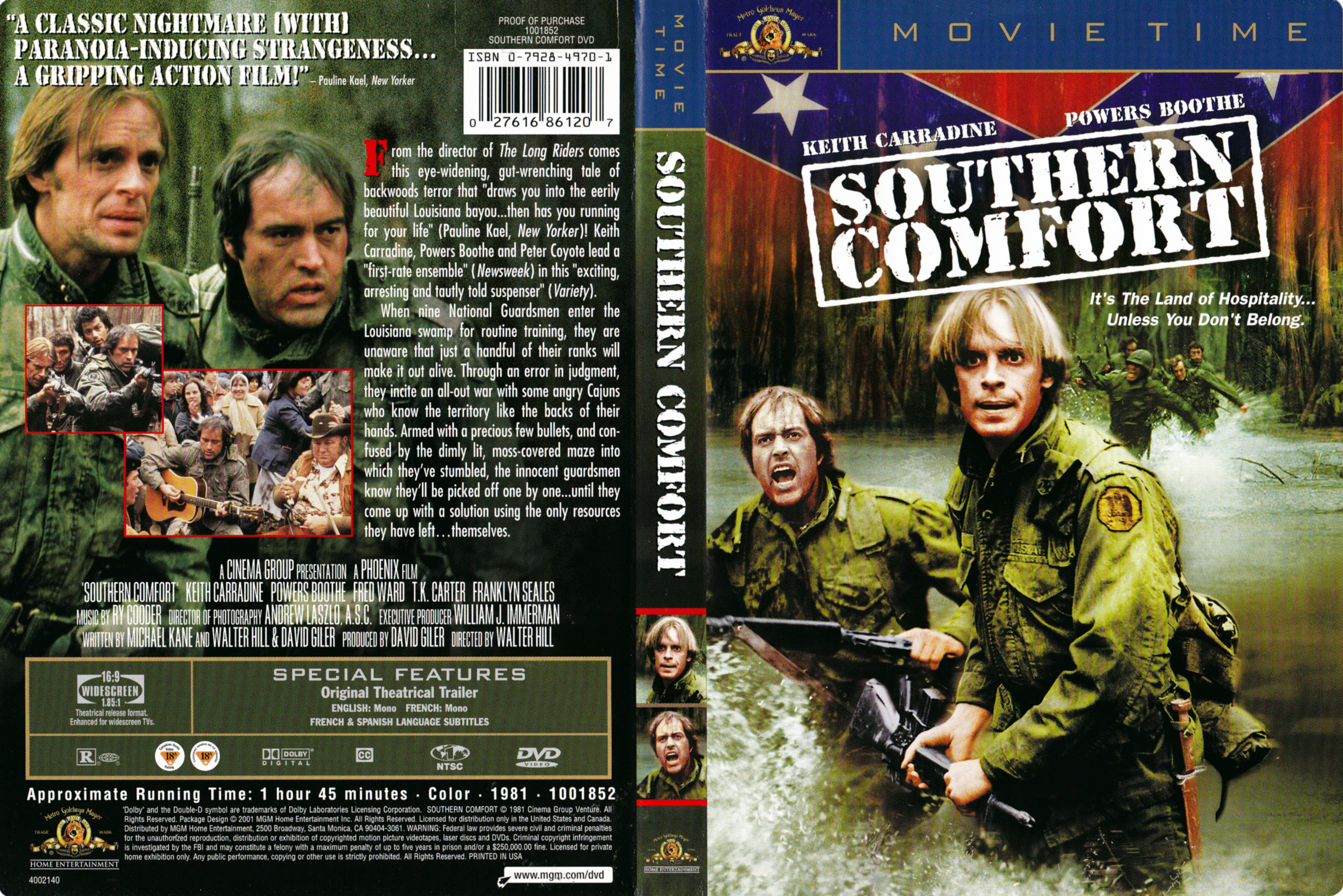 Jaquette DVD Southern comfort (Canadienne)