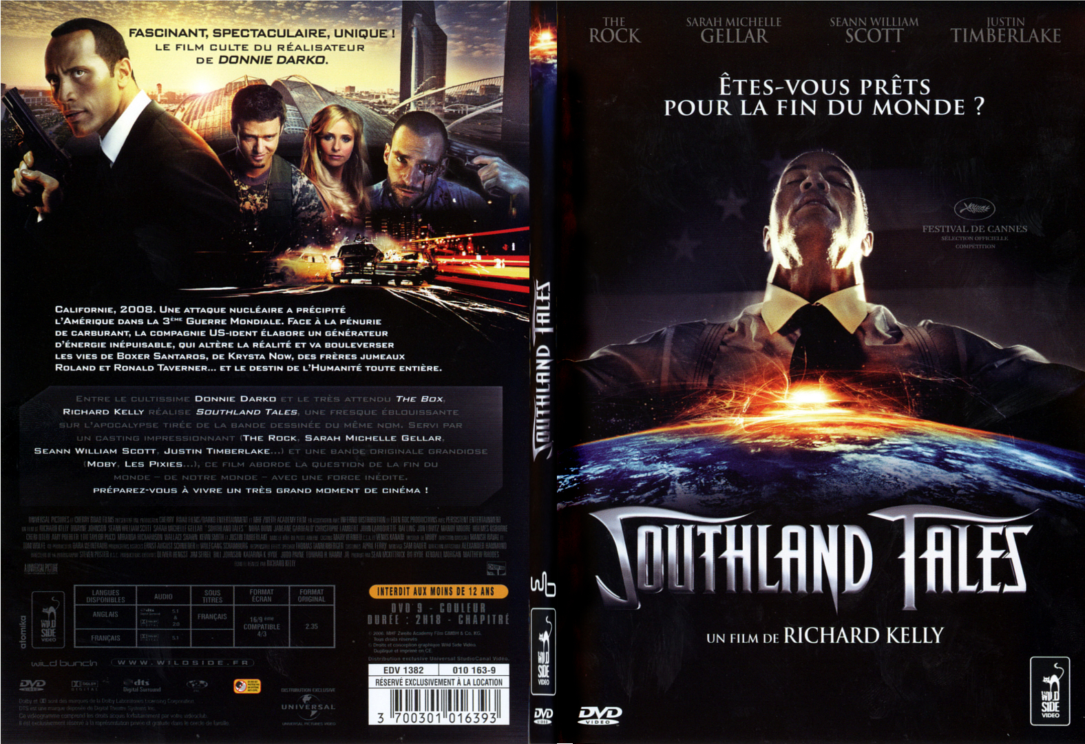 Jaquette DVD Southland tales - SLIM