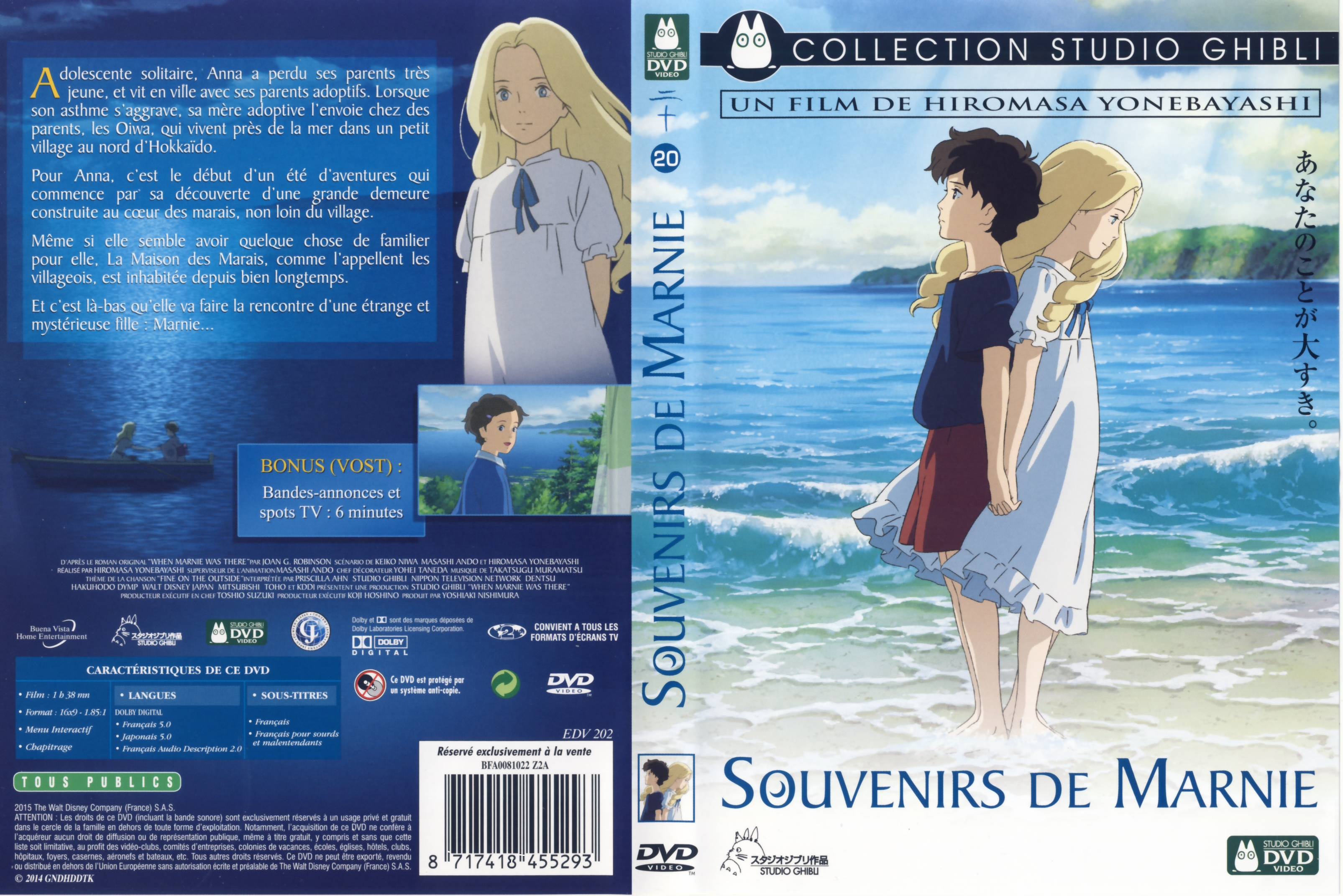 Jaquette DVD Souvenirs de Marnie v2