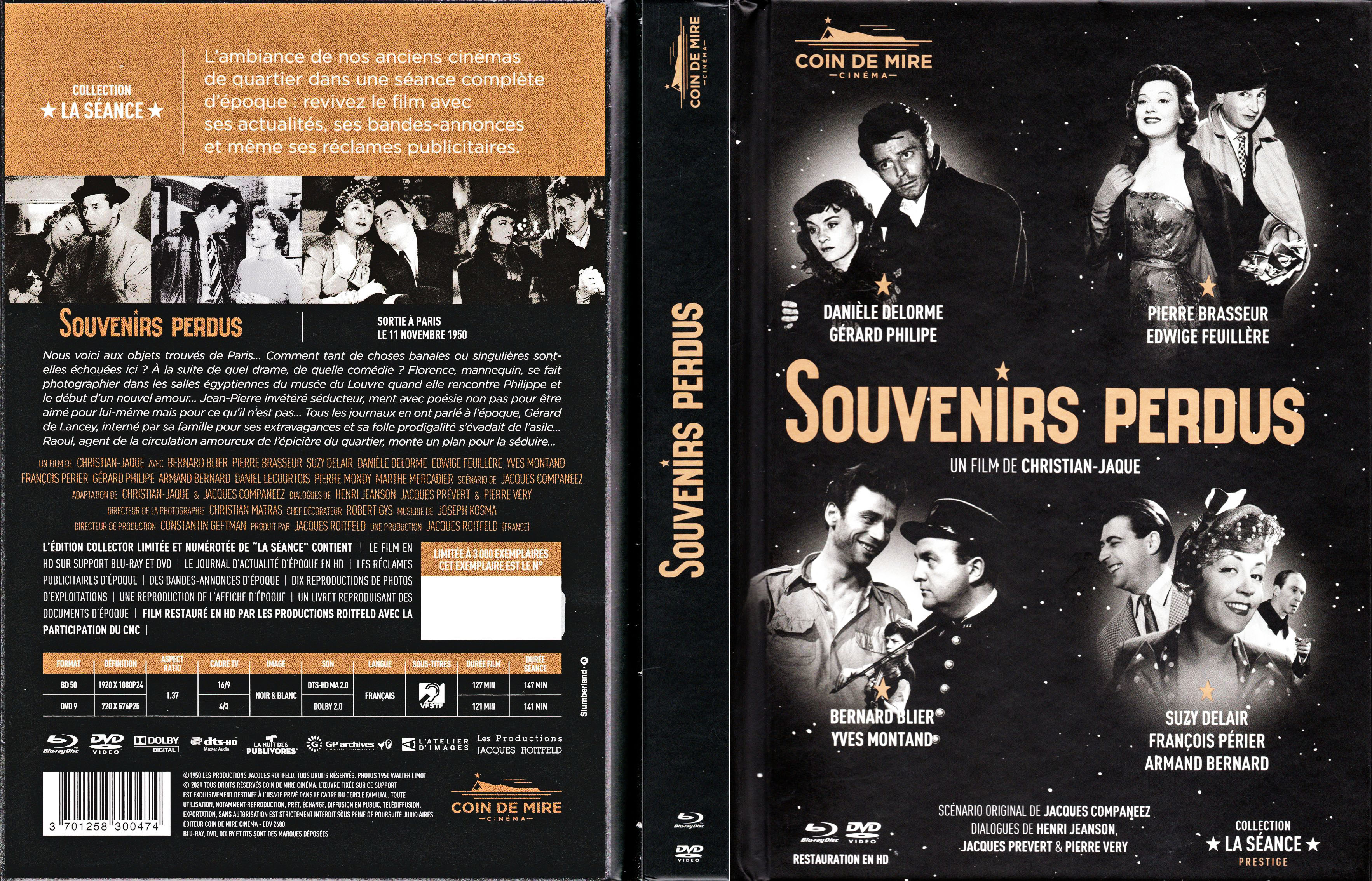 Jaquette DVD Souvenirs perdus (BLU-RAY)
