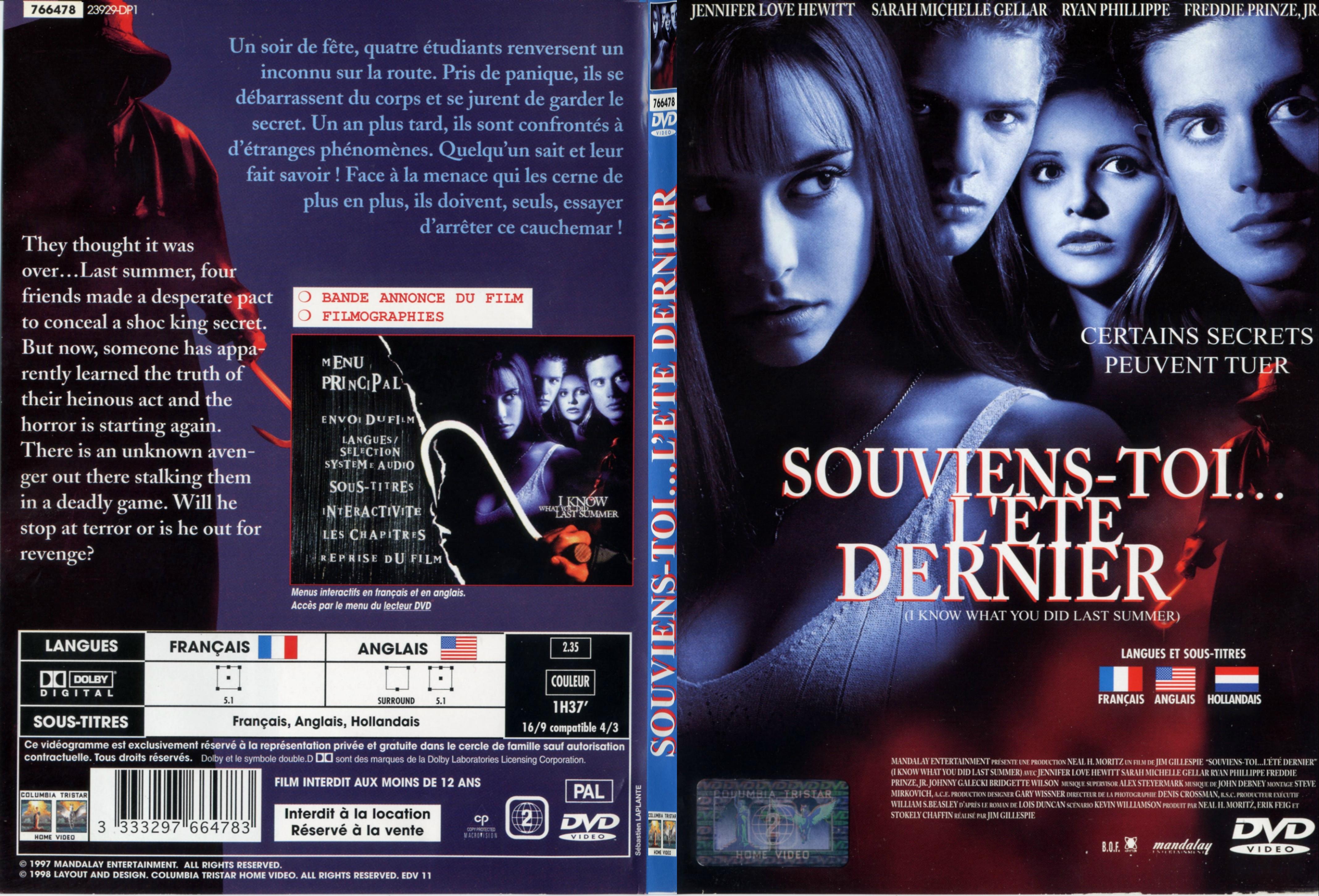 Jaquette DVD Souviens toi l