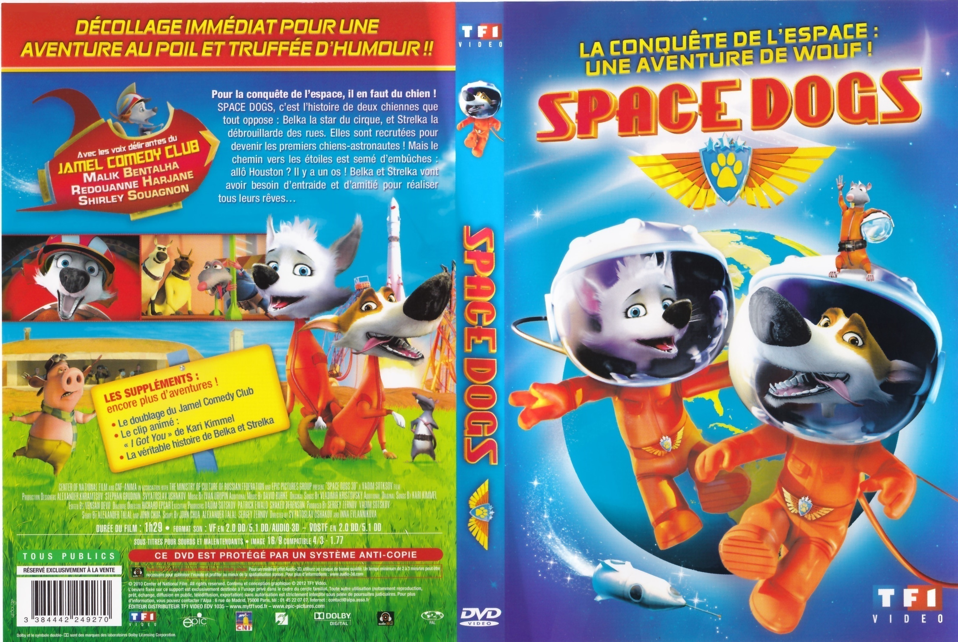 Jaquette DVD Space Dogs