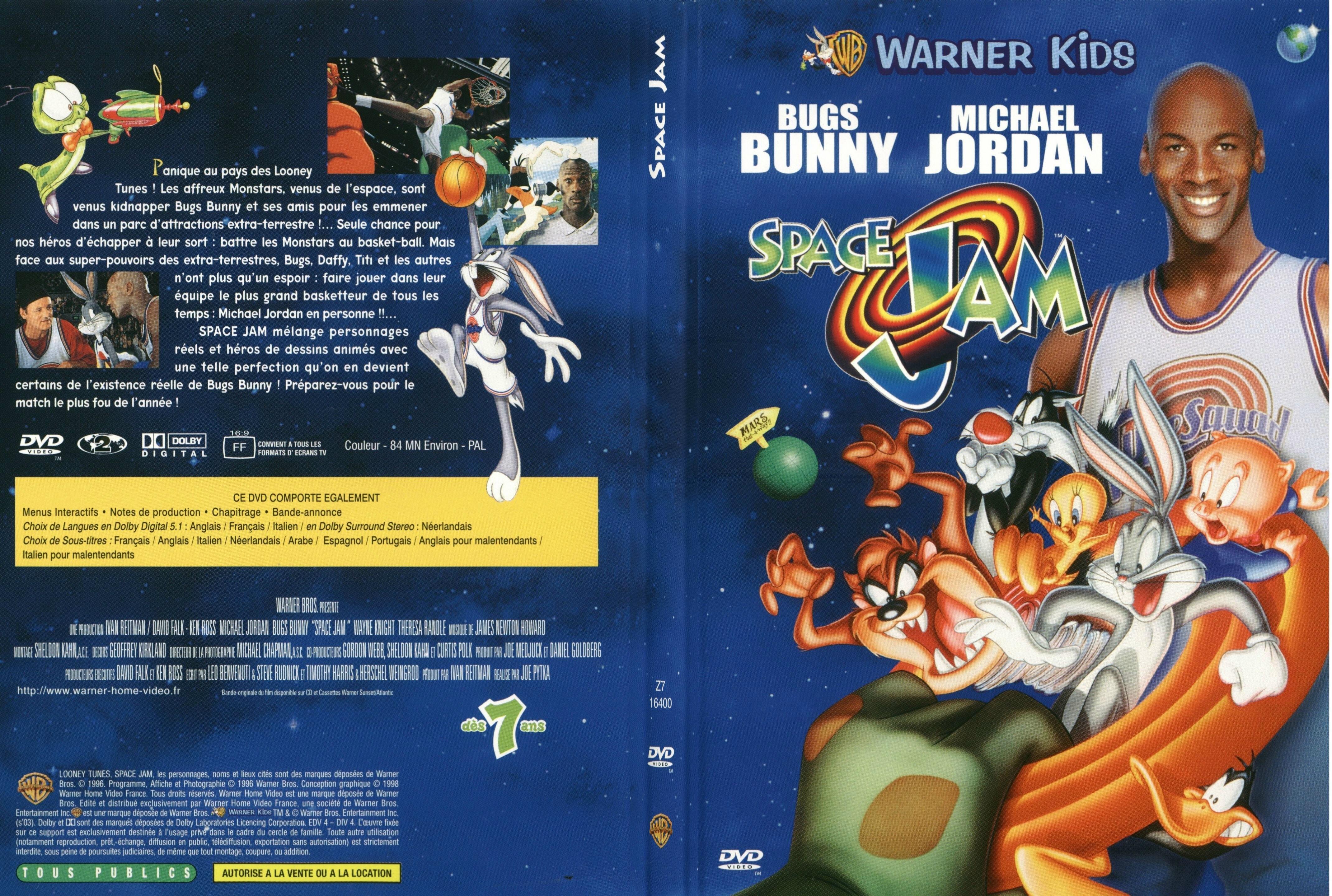 Jaquette DVD Space Jam - SLIM