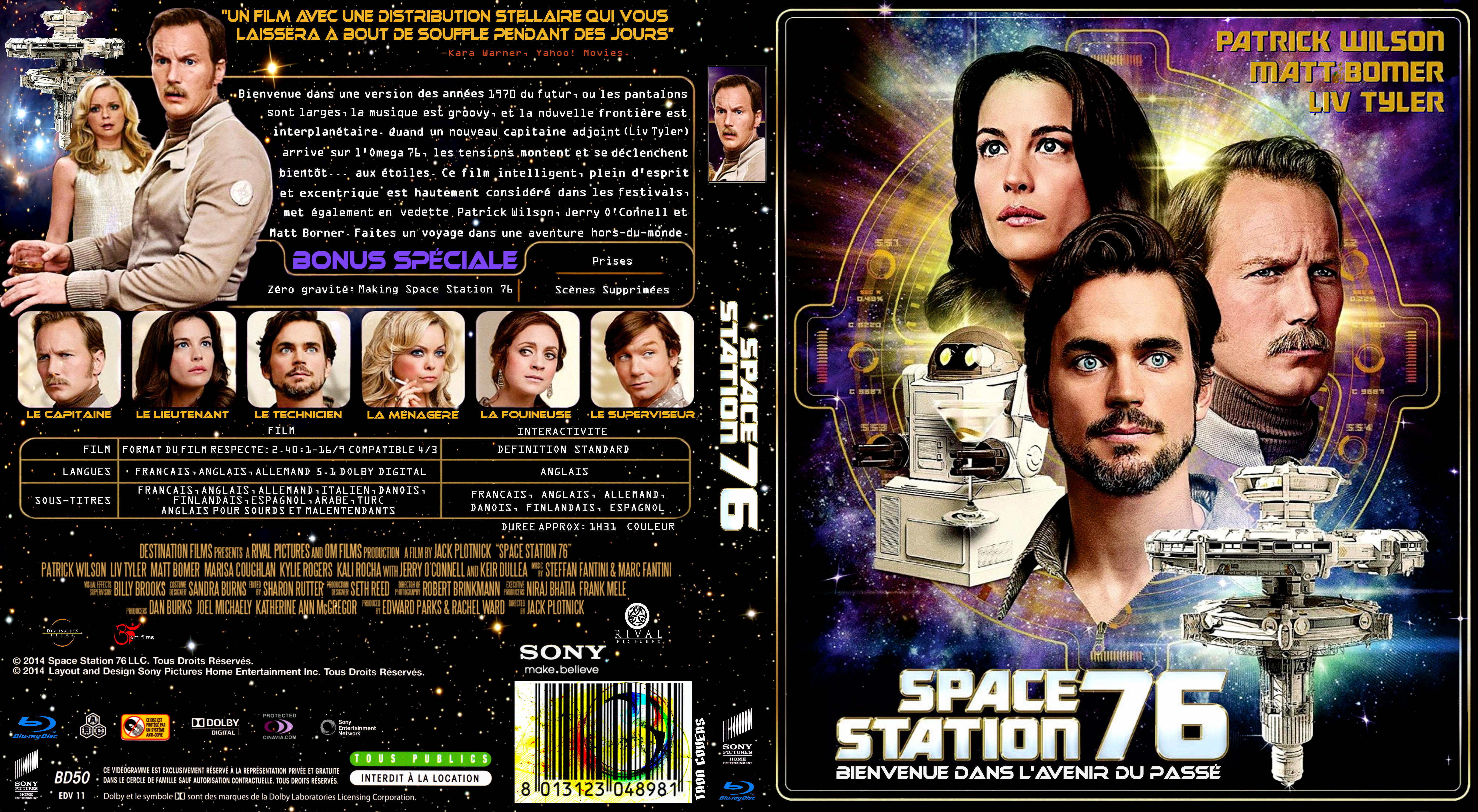 Jaquette DVD Space Station 76 custom (BLU-RAY)