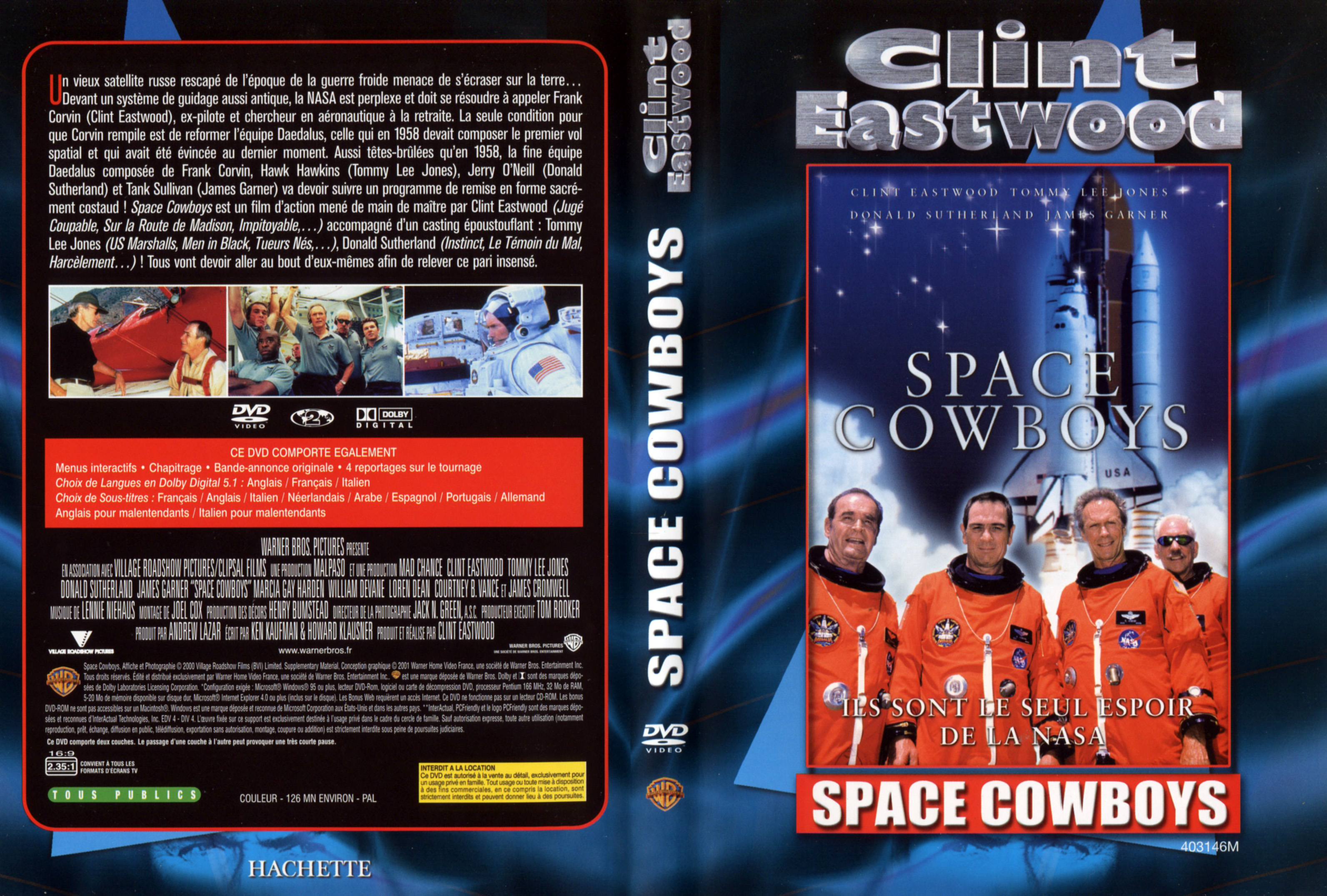 Jaquette DVD Space cowboys v2