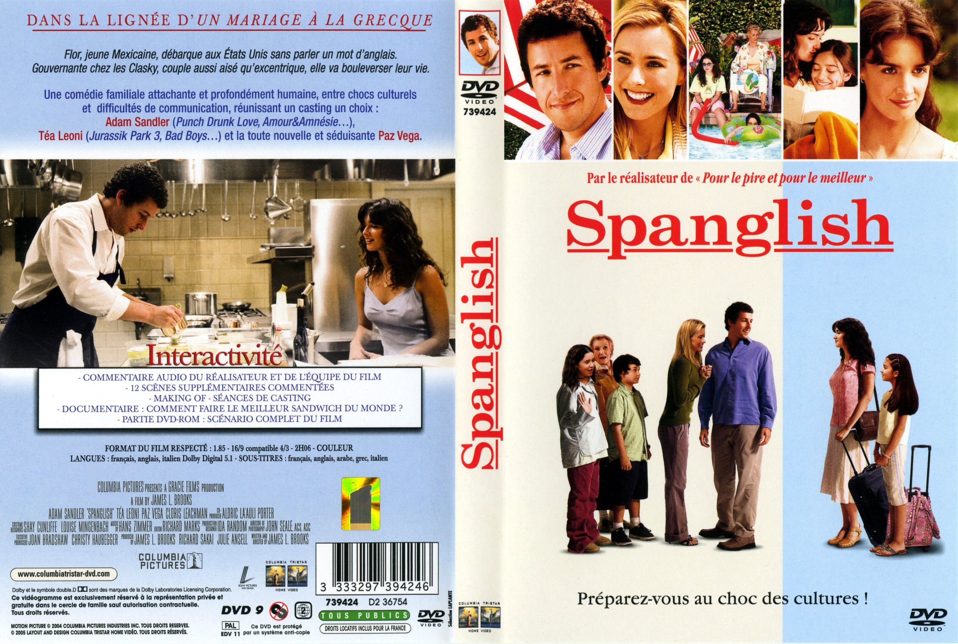 Jaquette DVD Spanglish