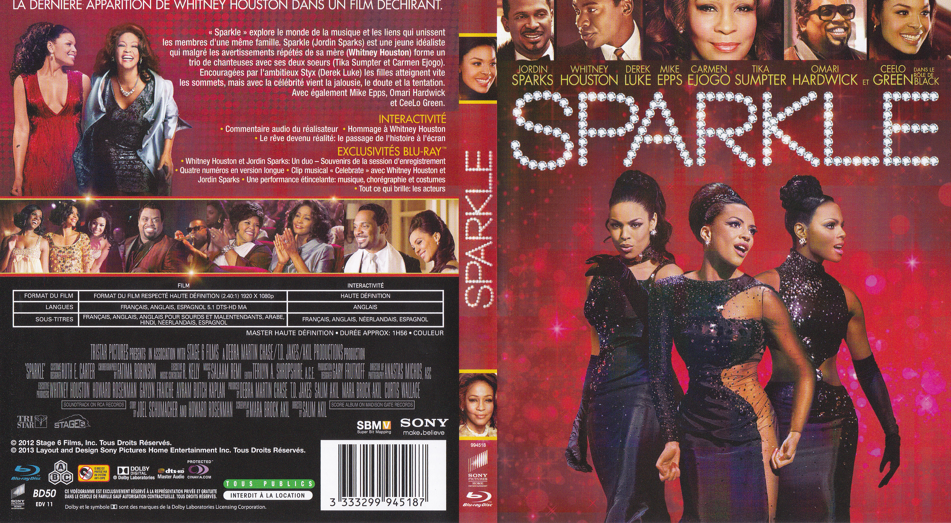 Jaquette DVD Sparkle (BLU-RAY)