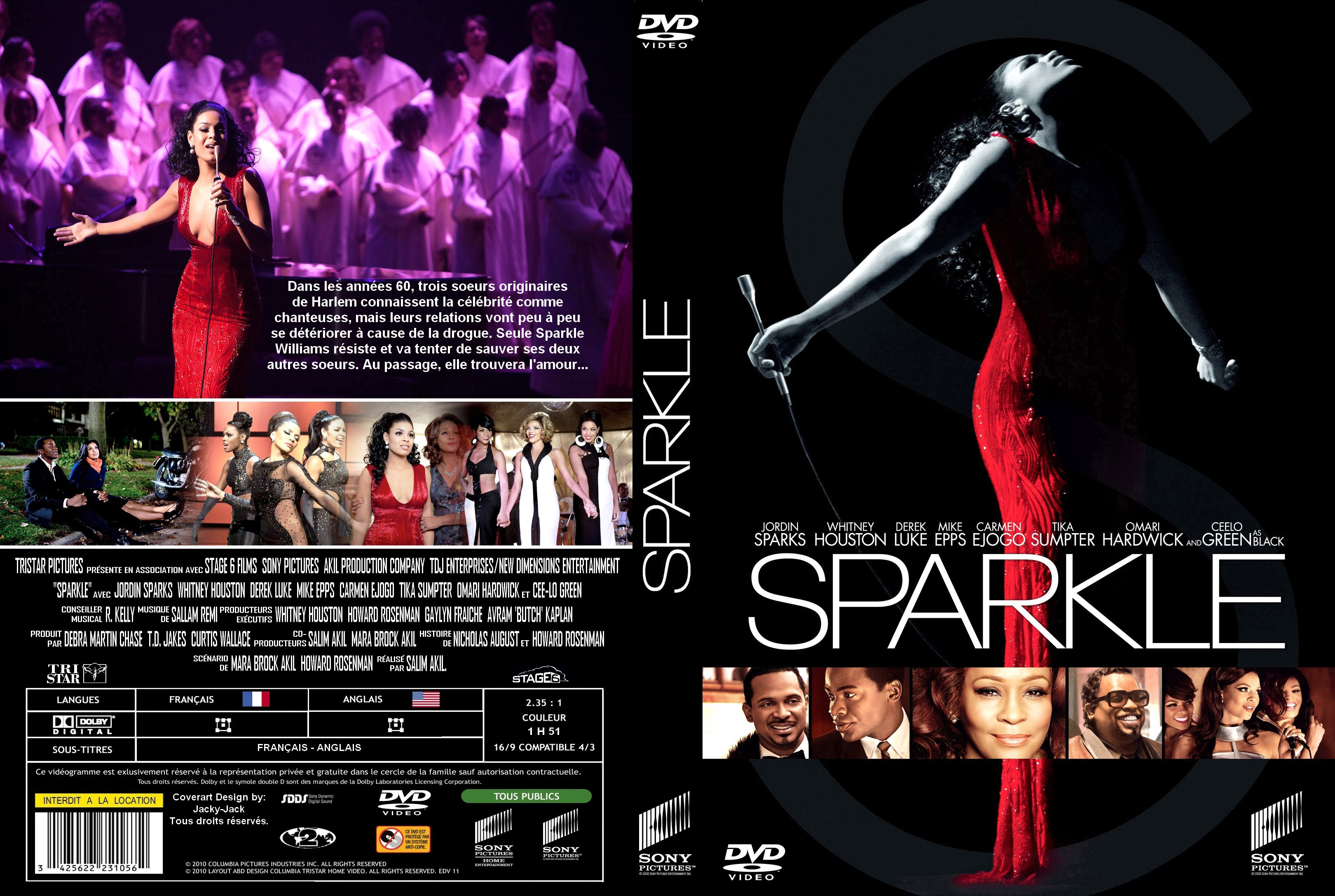 Jaquette DVD Sparkle custom