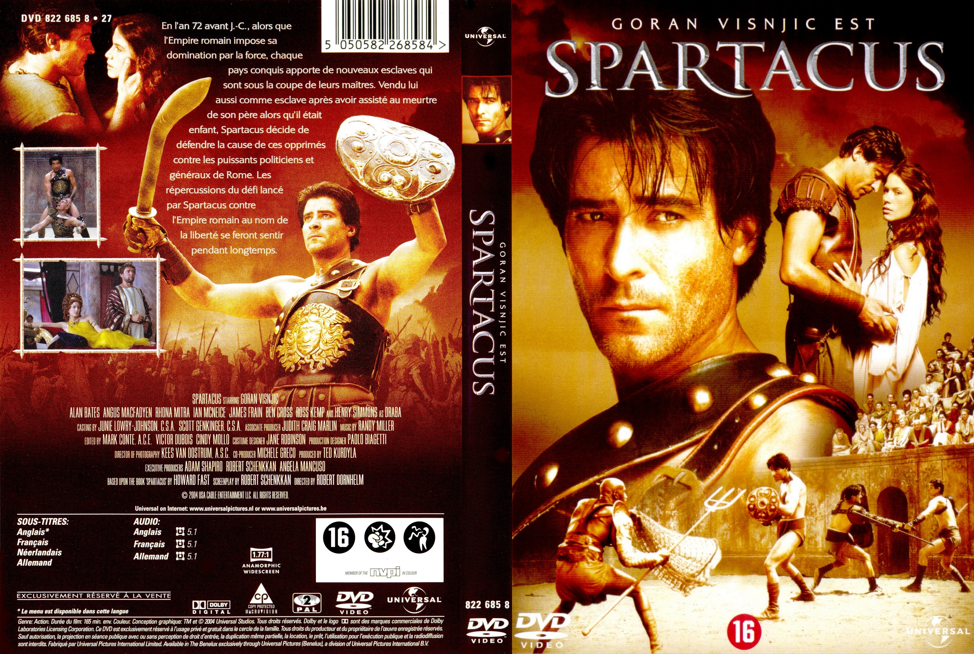 Jaquette DVD Spartacus (2004)