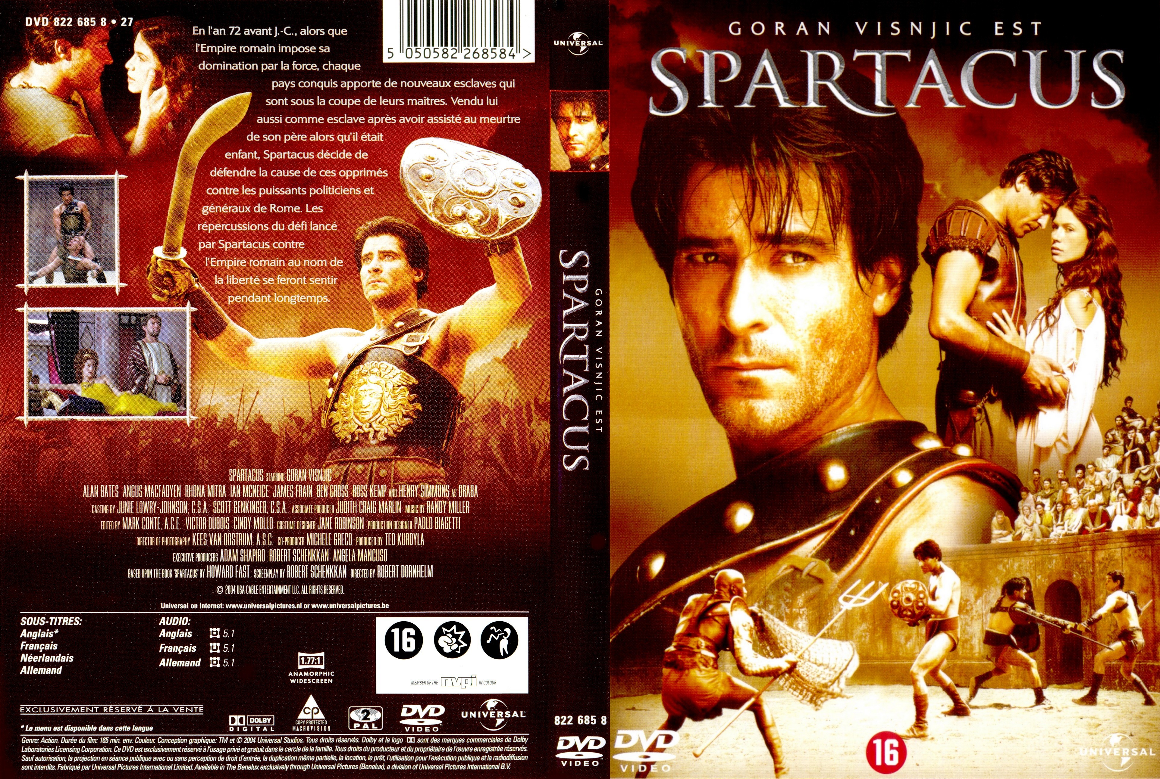Jaquette DVD De Spartacus 2004 Cin ma Passion Jaquette DVD De Spartacus 2004 Cin ma Passion