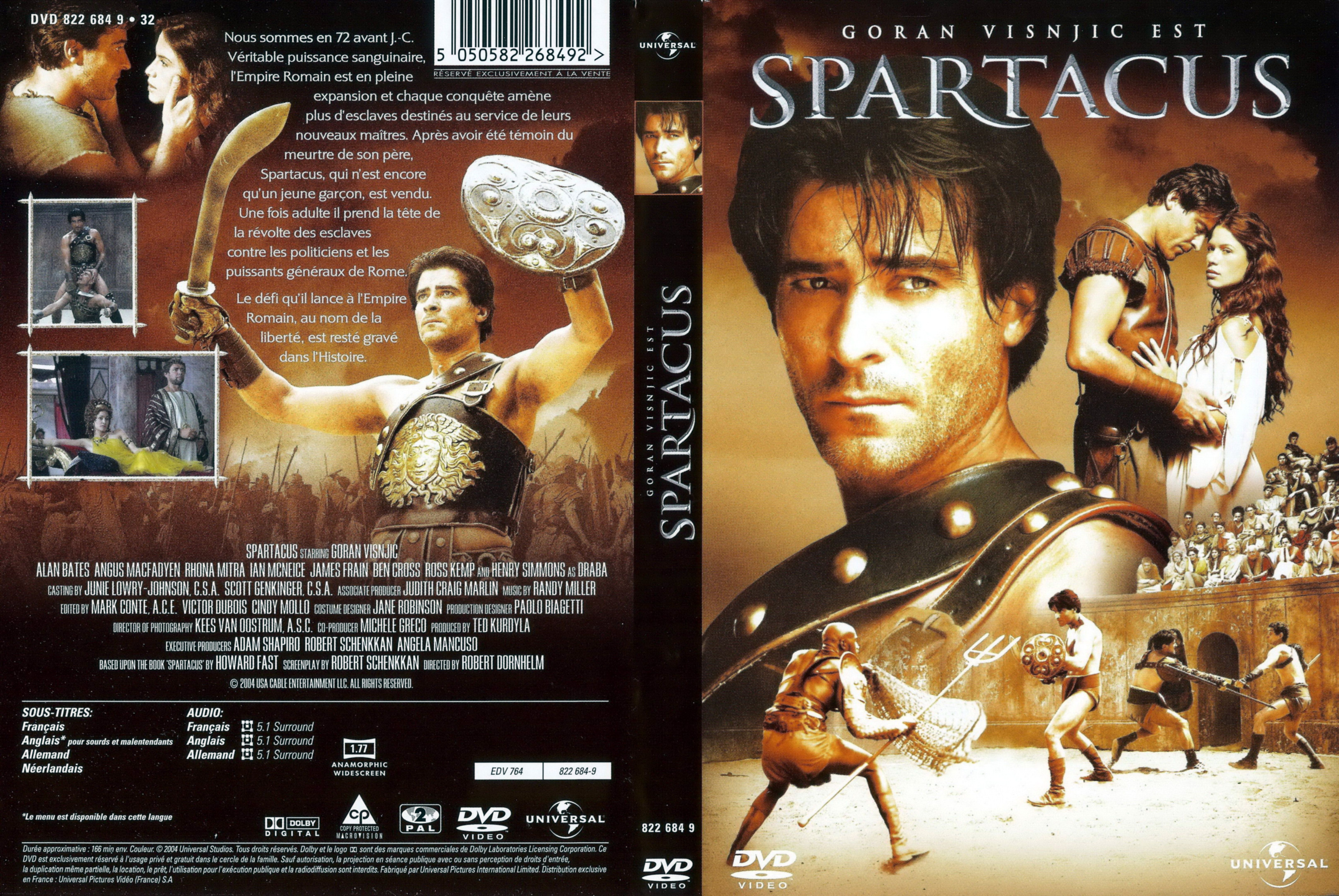 Jaquette DVD Spartacus (2004) v2