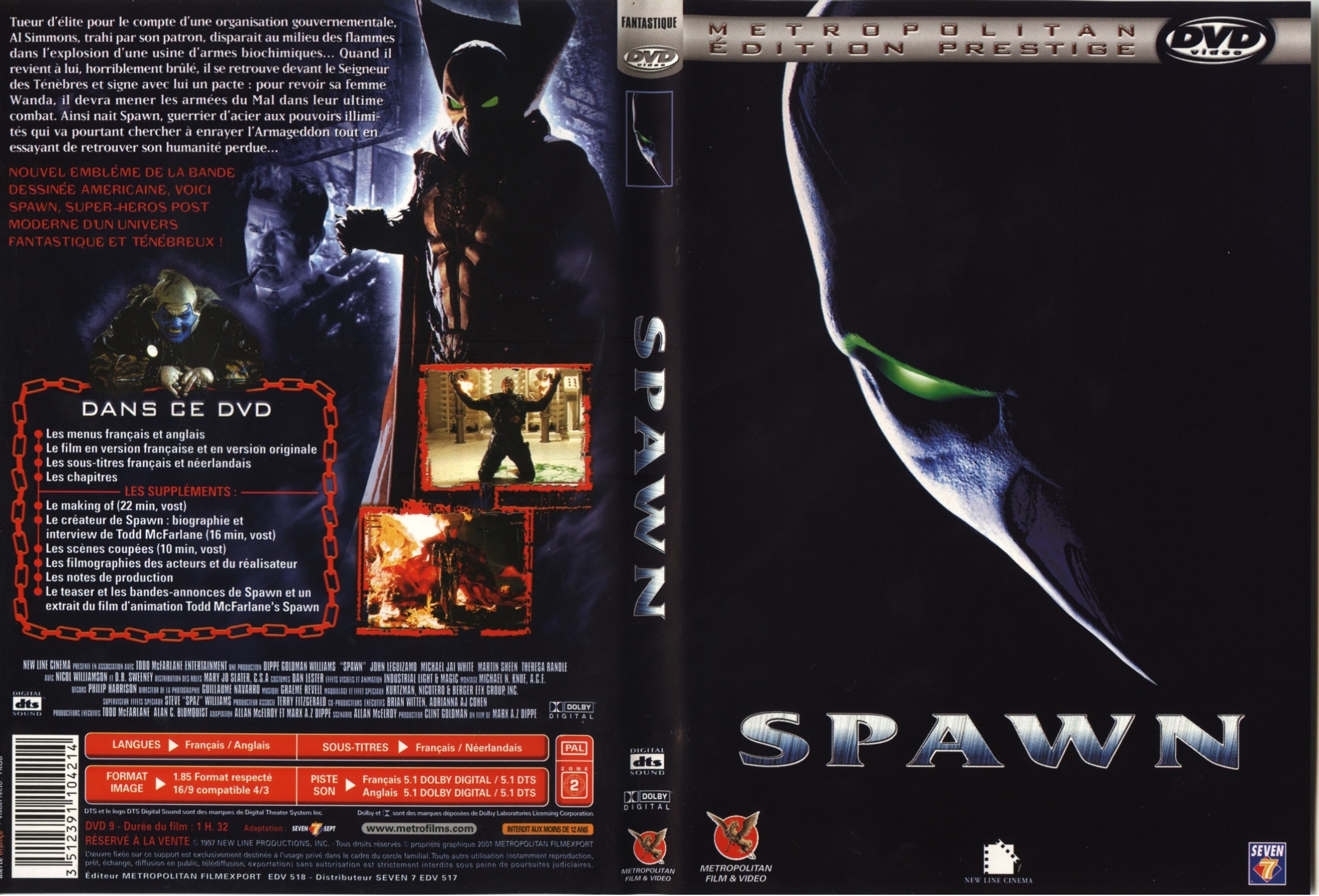 Jaquette DVD Spawn