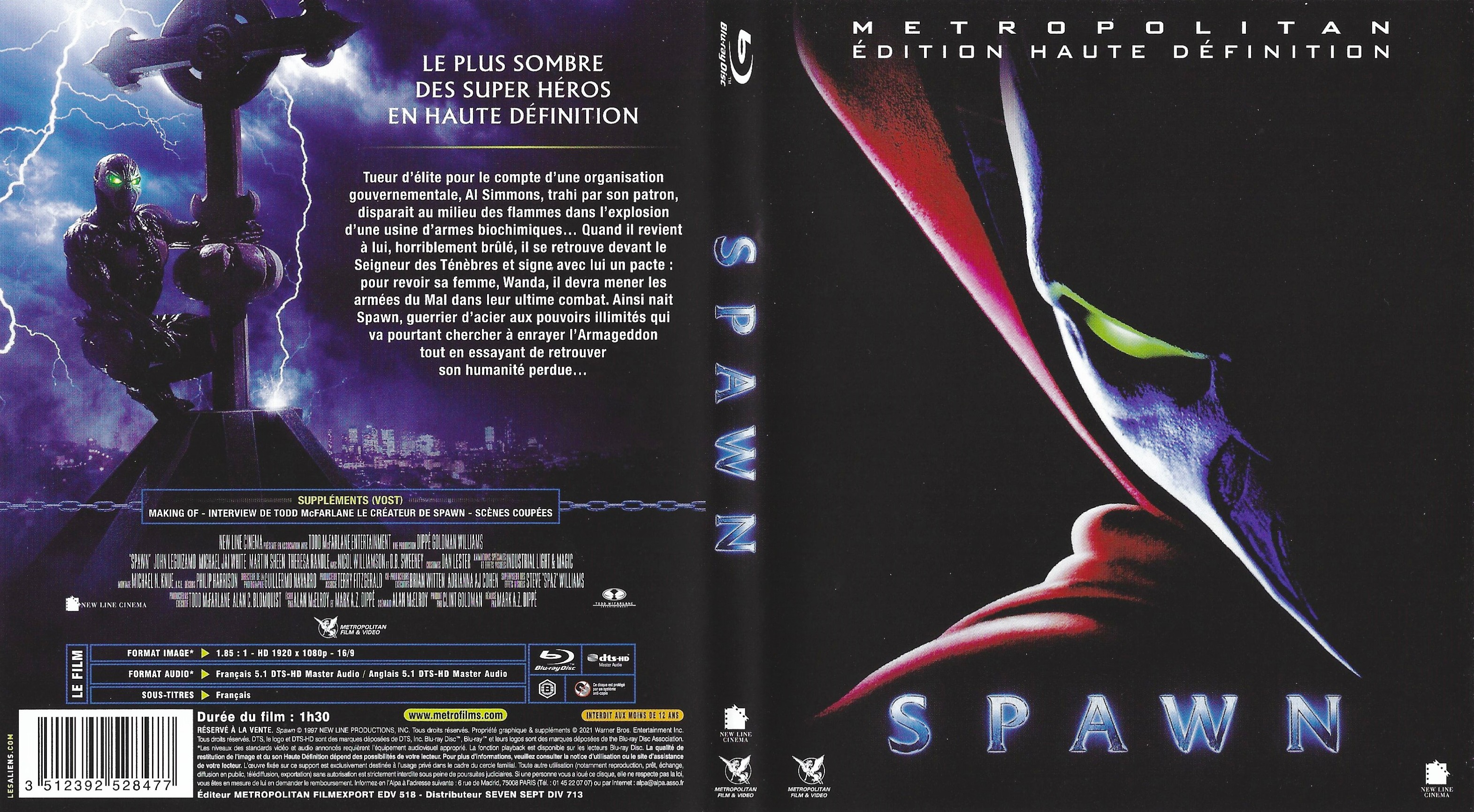 Jaquette DVD Spawn (BLU-RAY)