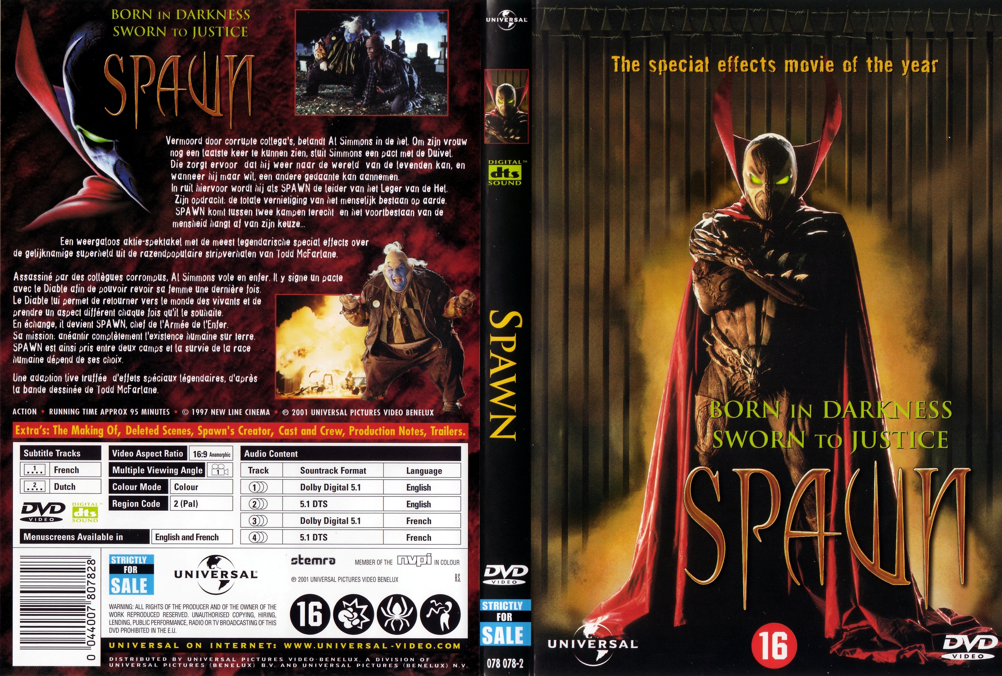 Jaquette DVD Spawn v2