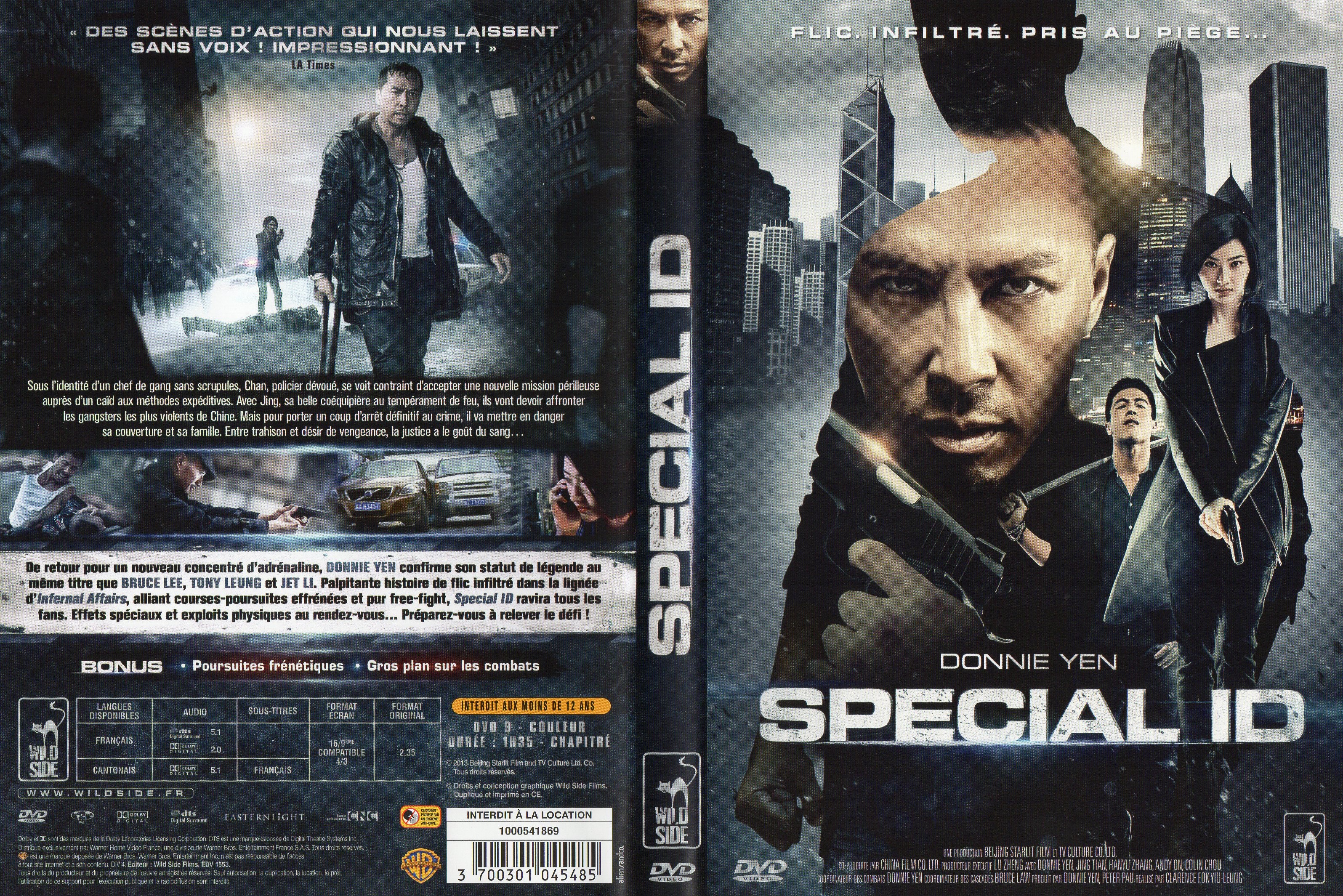 Jaquette DVD Special ID