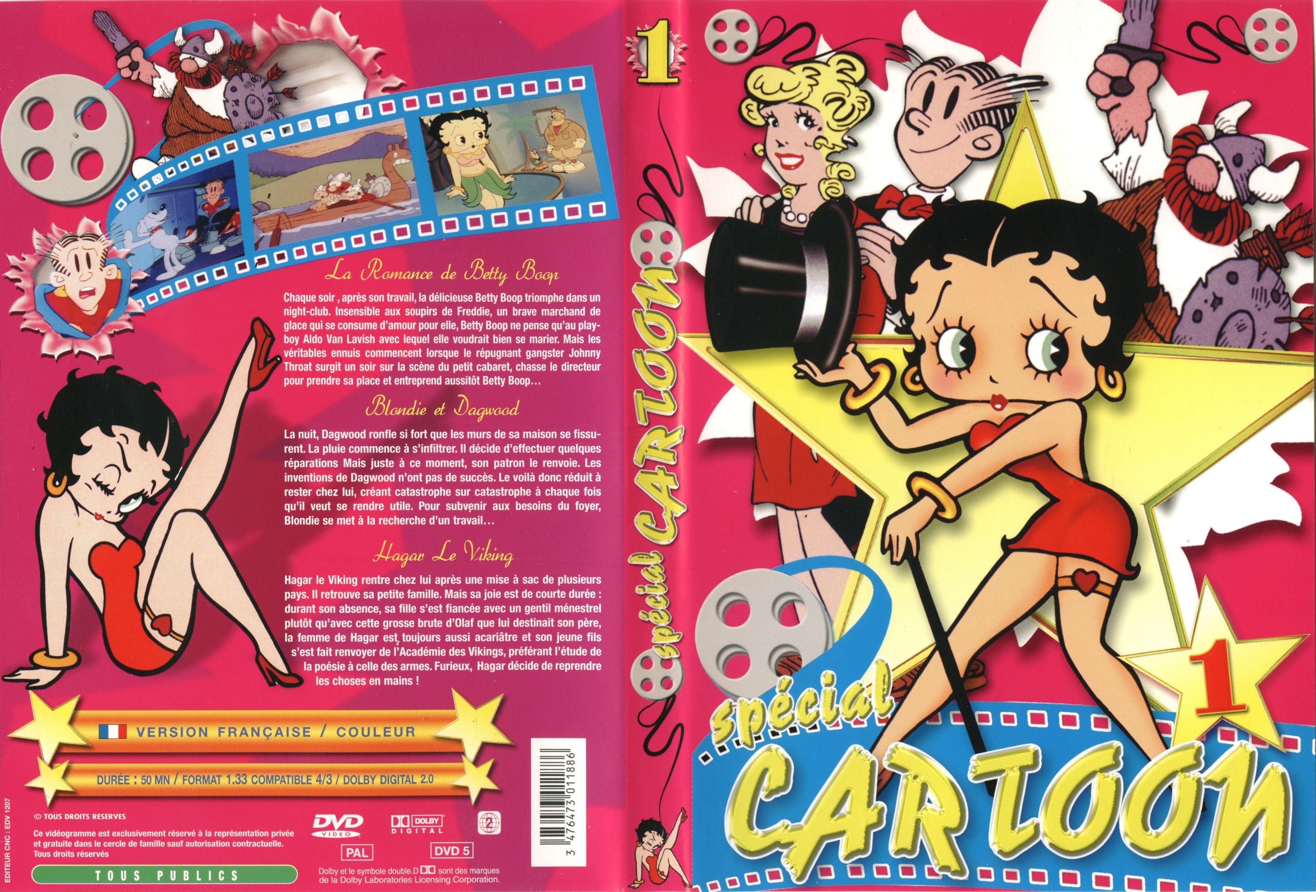 Jaquette DVD Special cartoon vol 1