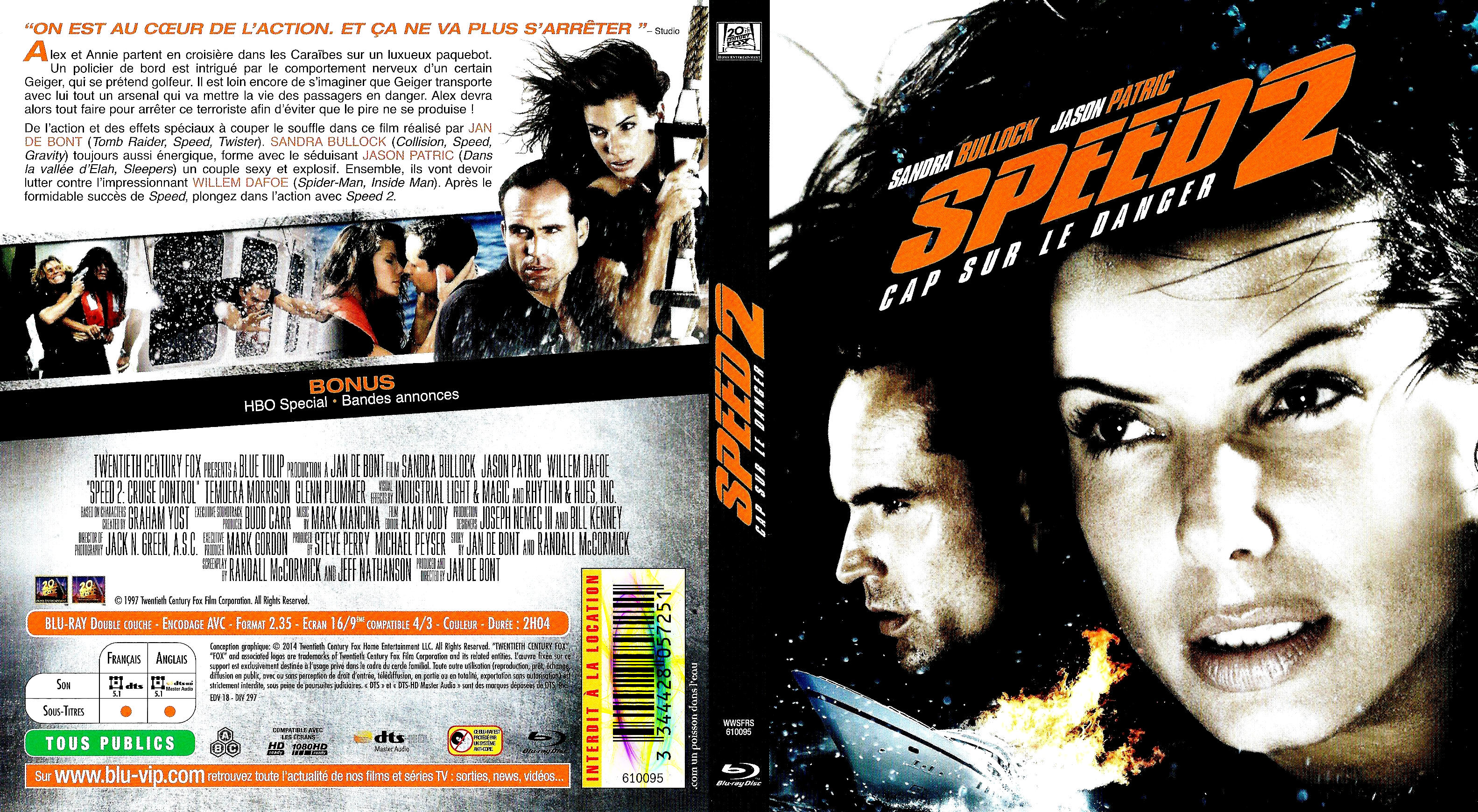 Jaquette DVD Speed 2 (BLU-RAY)