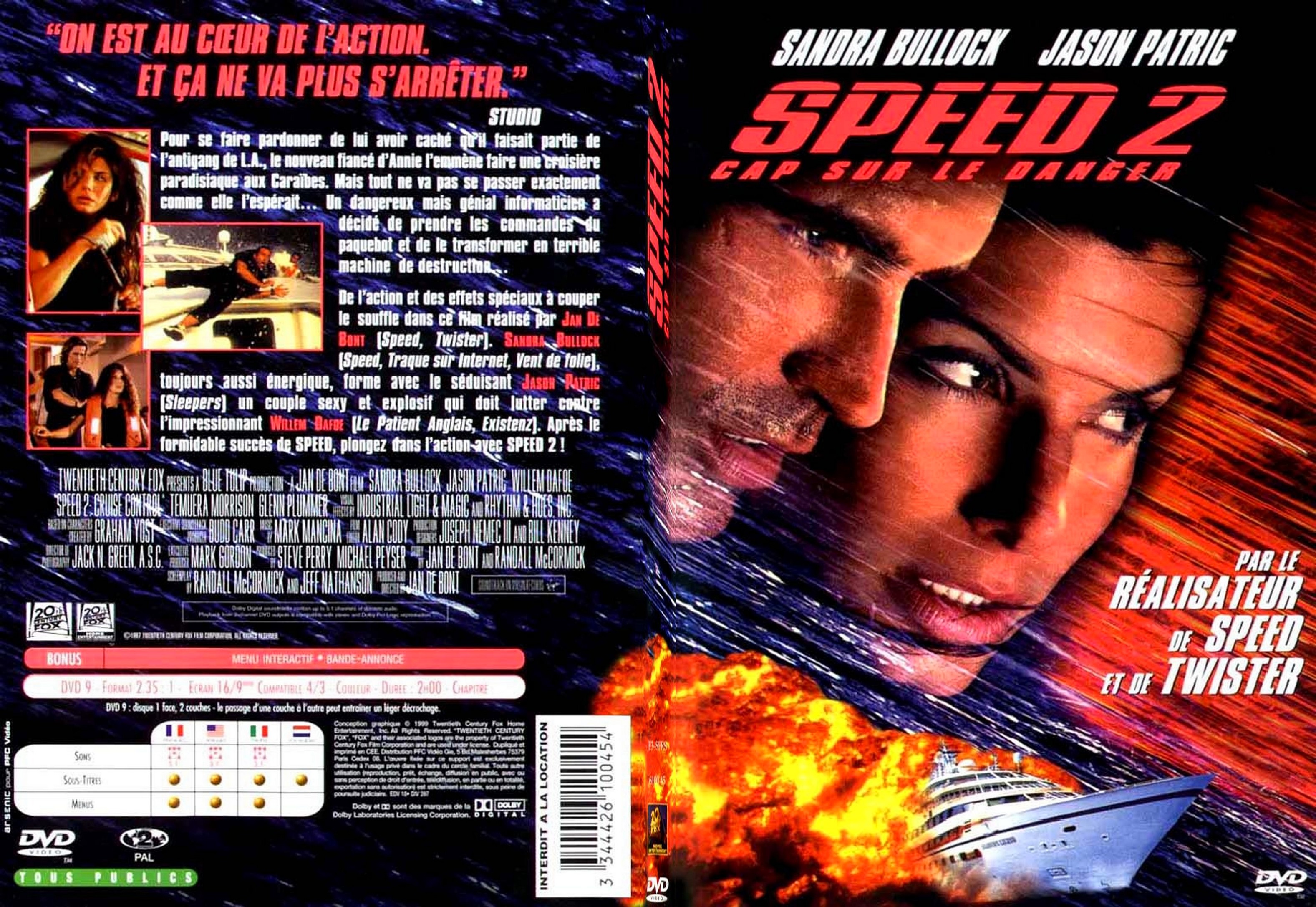 Jaquette DVD Speed 2 - SLIM