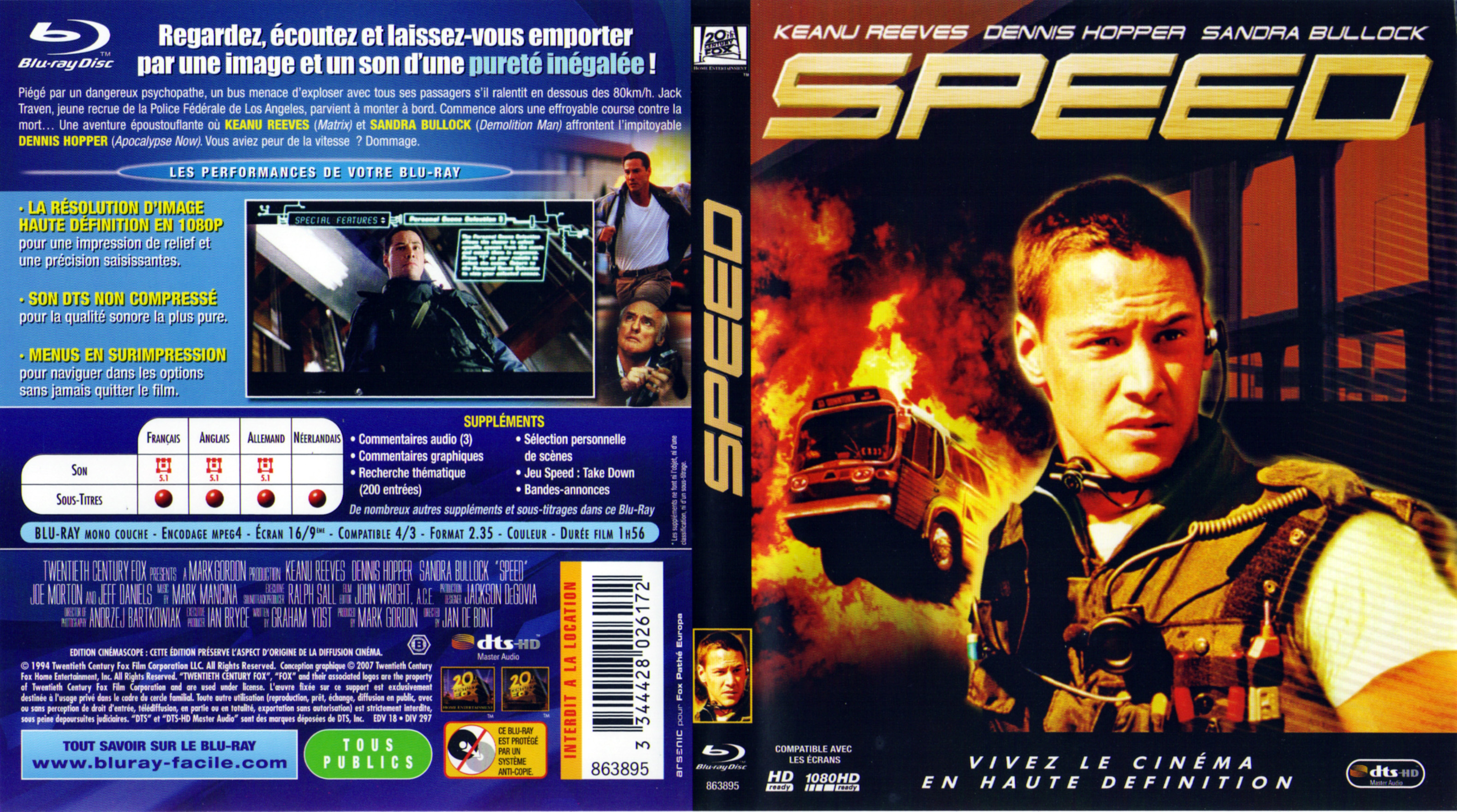 Jaquette DVD Speed (BLU-RAY)