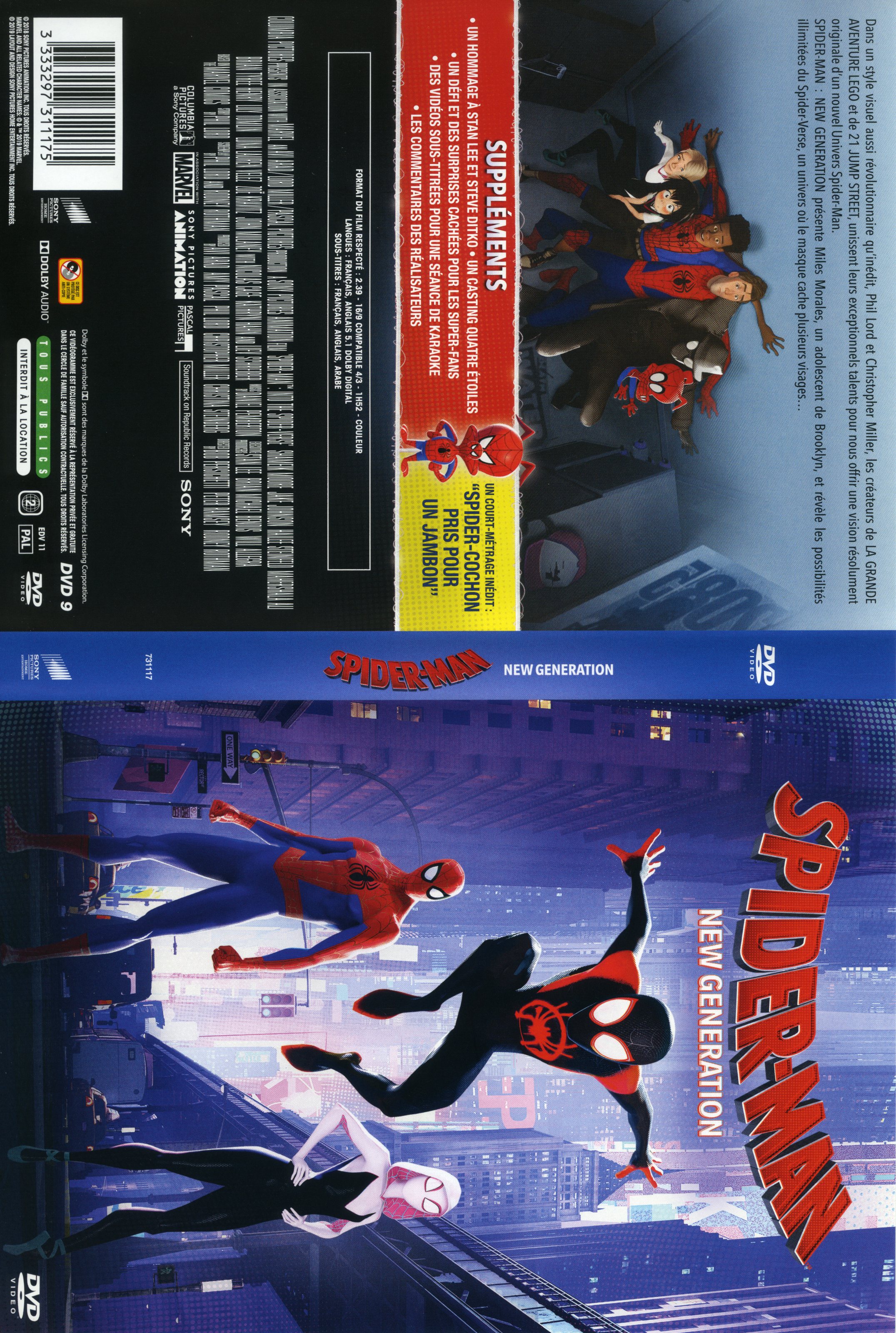 Jaquette DVD Spider-man New Generation