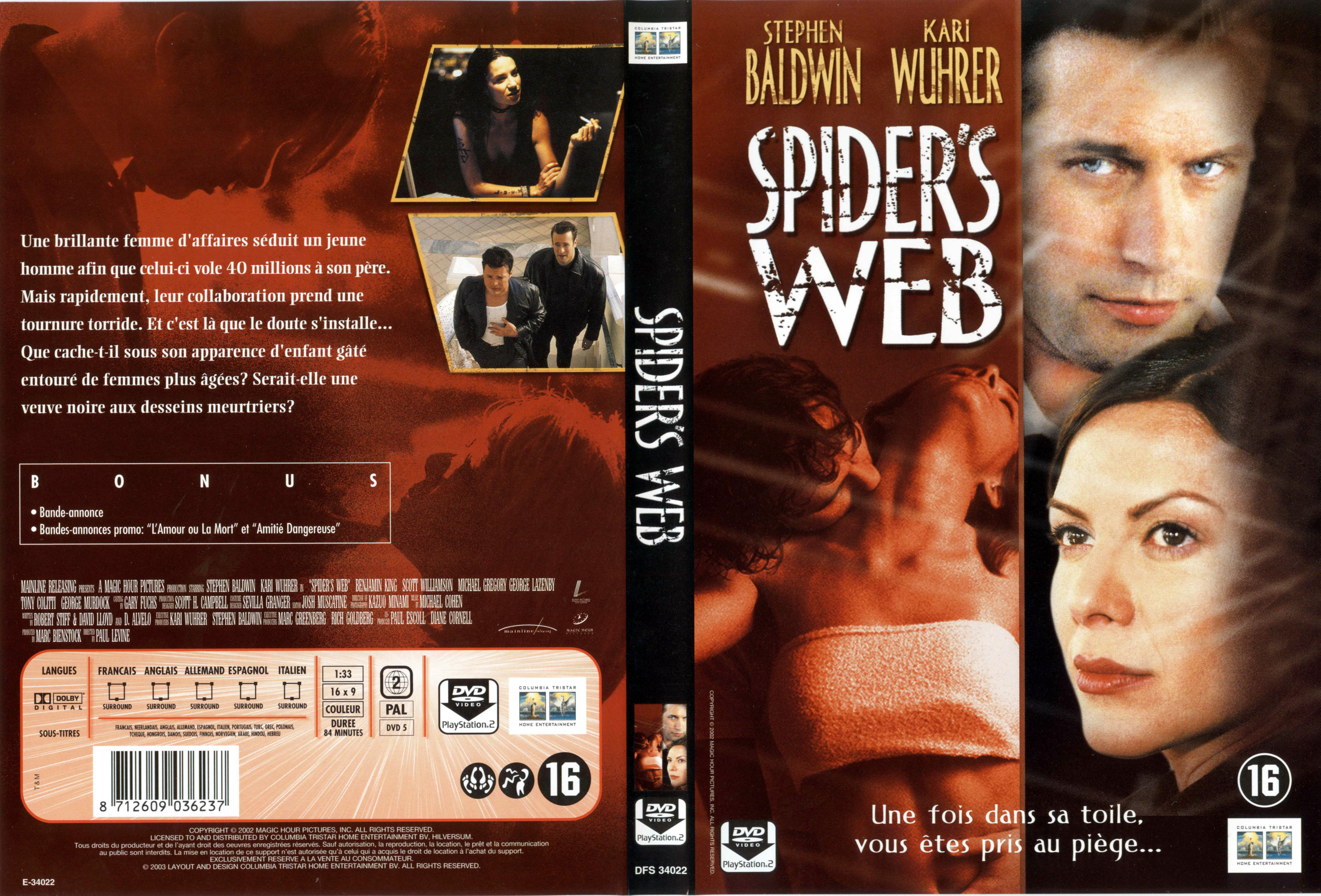 Jaquette DVD Spider