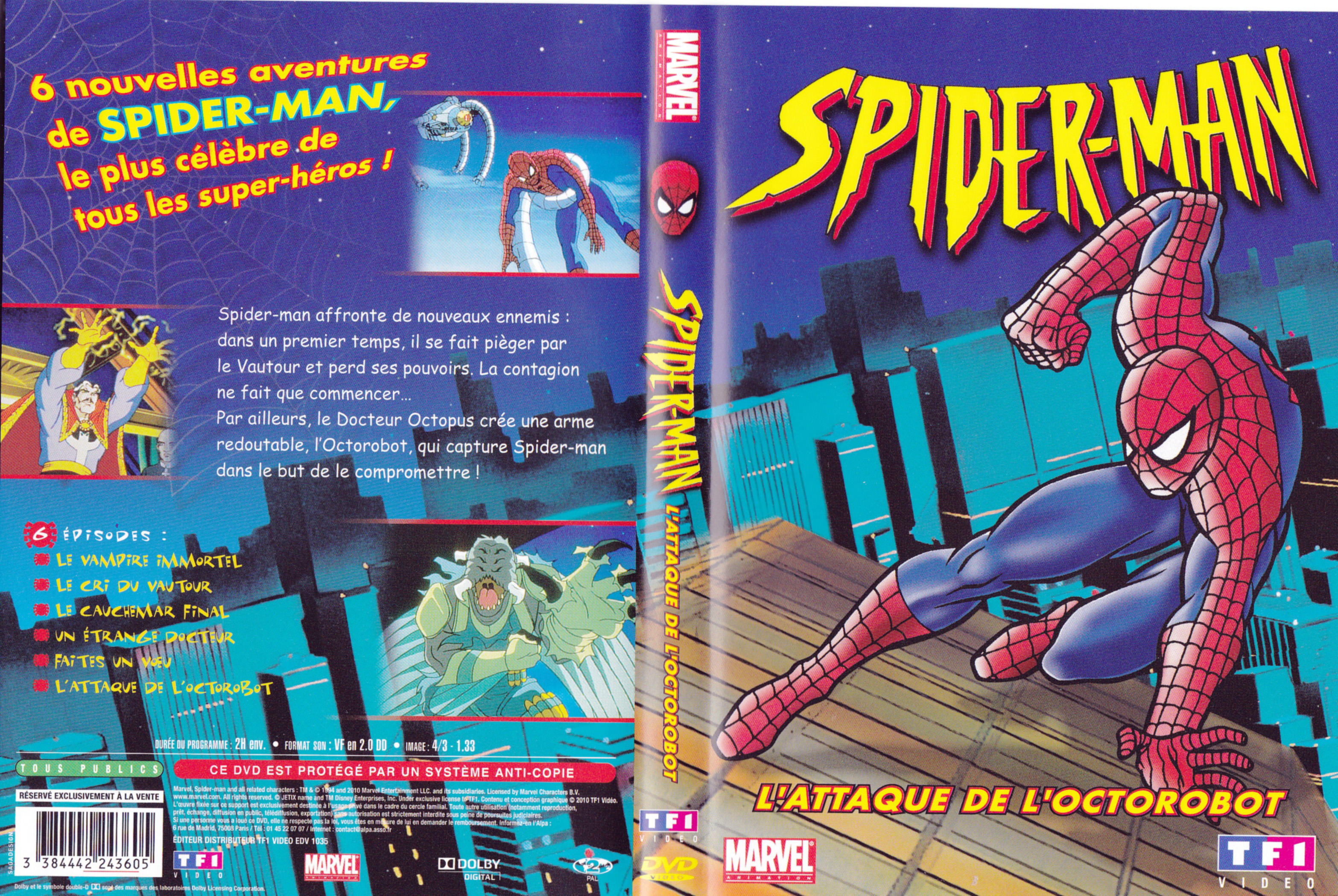Jaquette DVD Spiderman - L