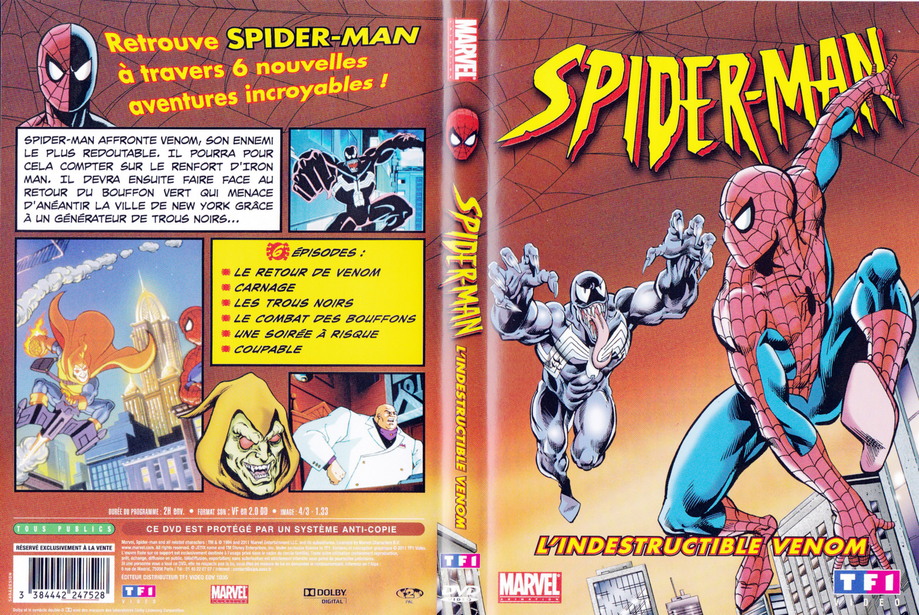 Jaquette DVD Spiderman - L