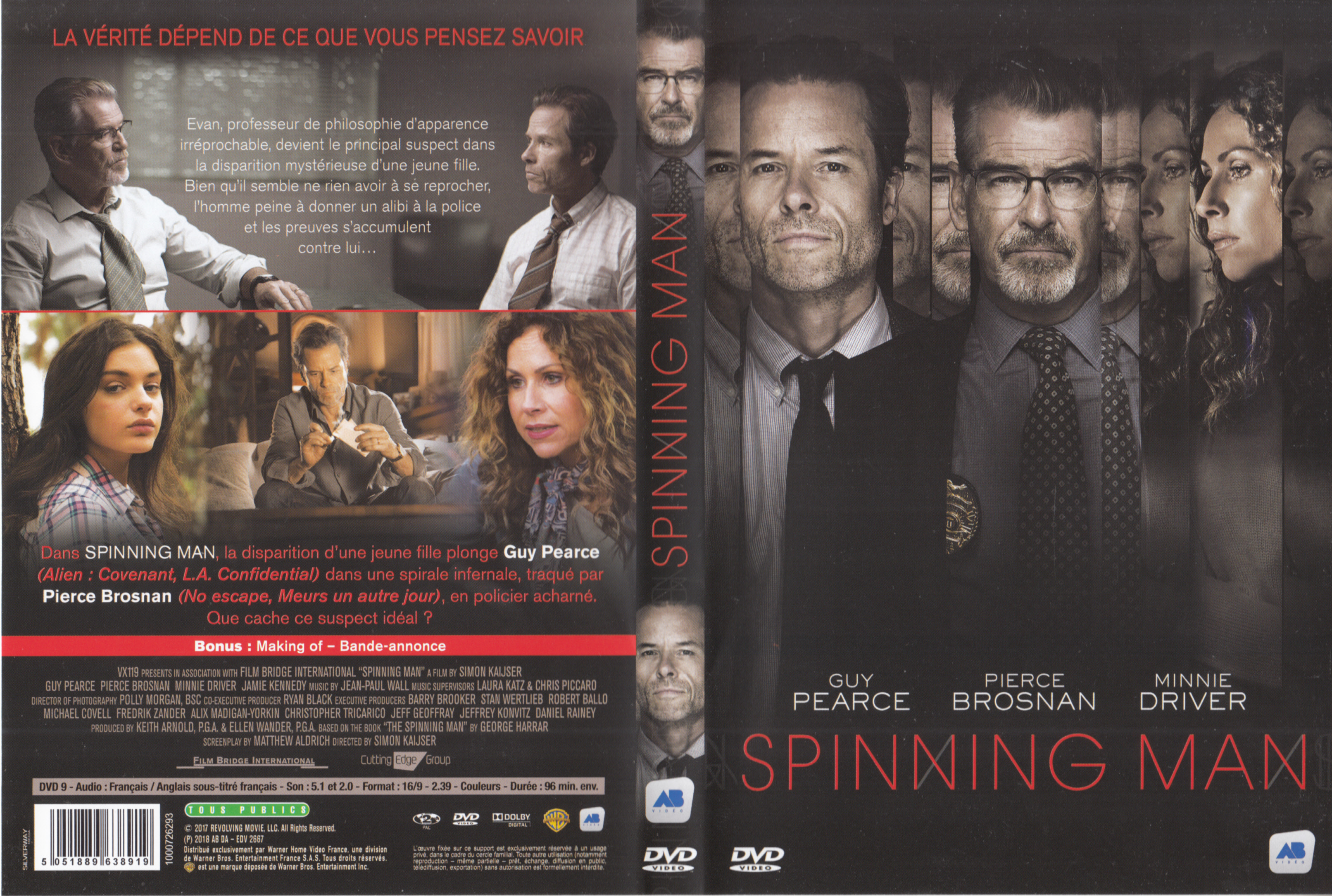 Jaquette DVD Spinning Man