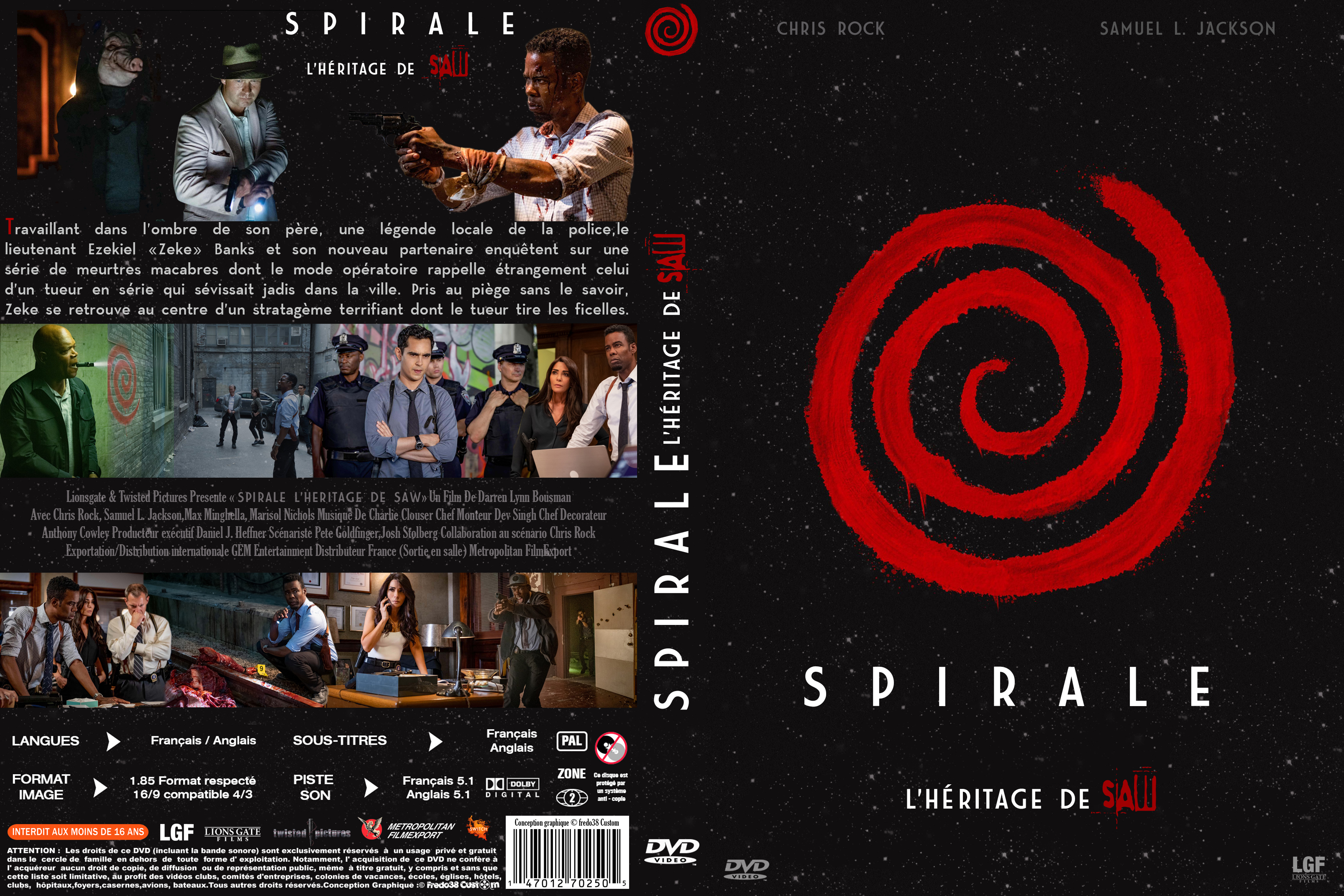 Jaquette DVD Spirale custom