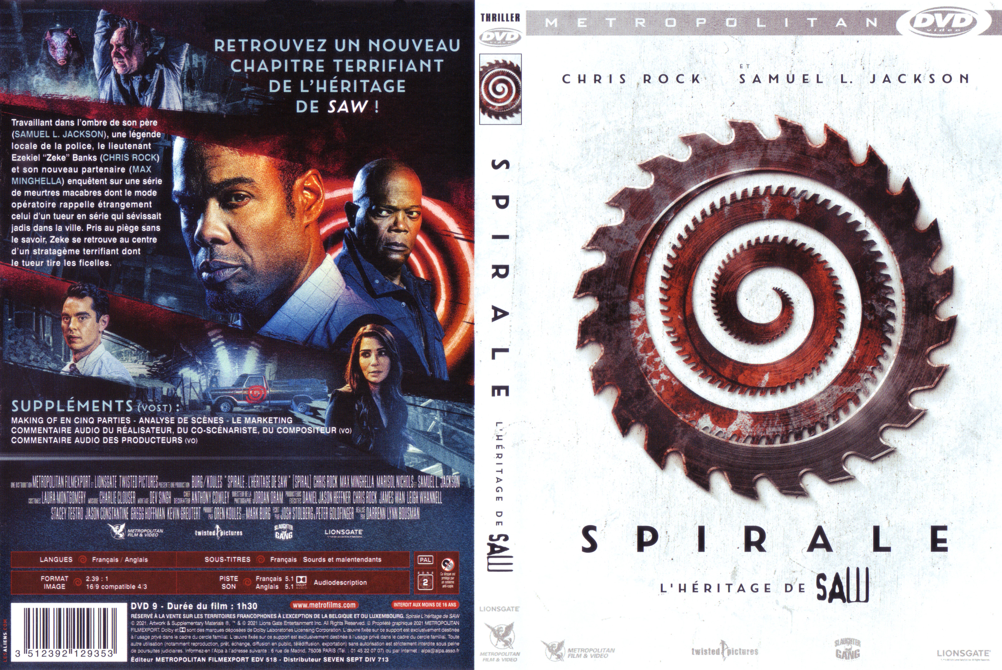 Jaquette DVD Spirale l