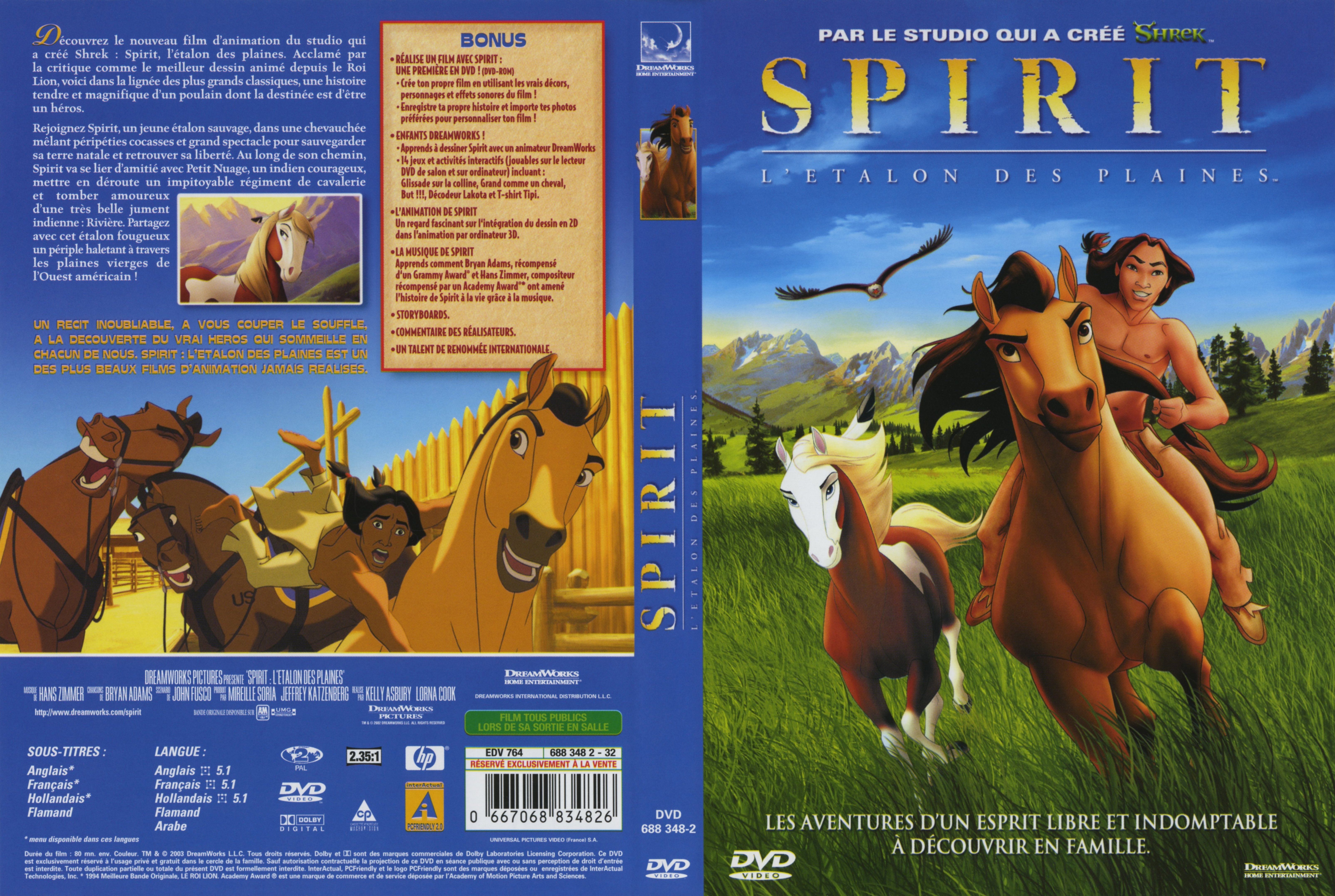 Jaquette DVD Spirit