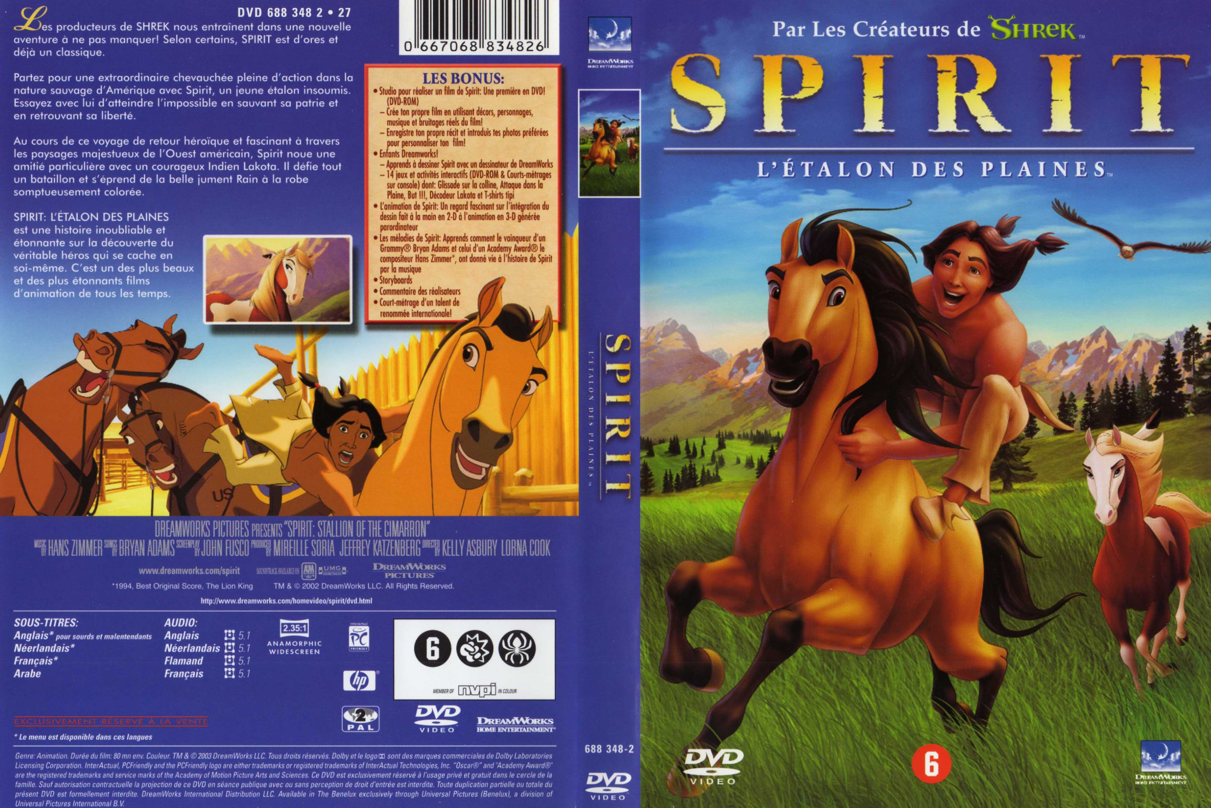Jaquette DVD Spirit v2
