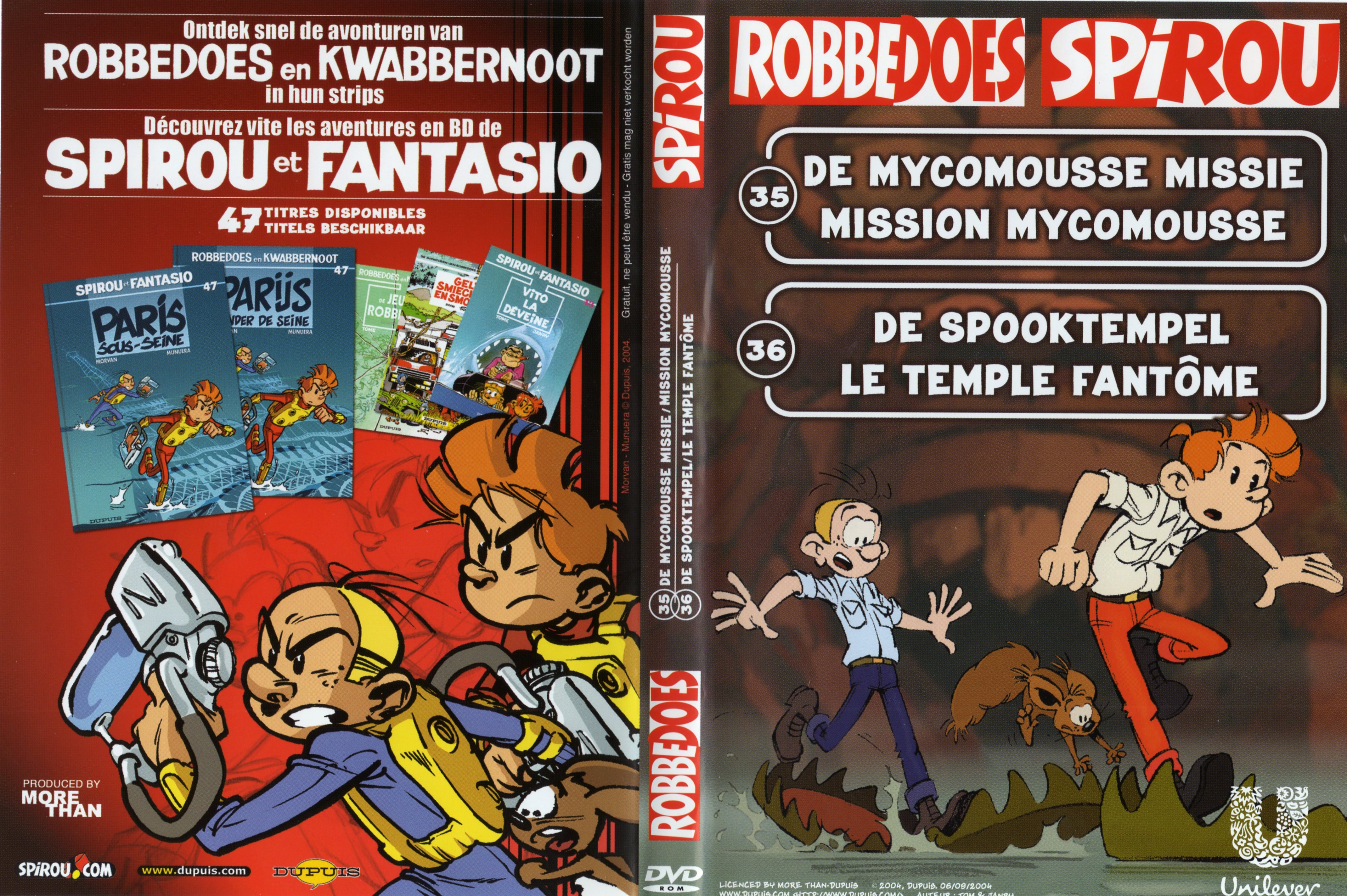 Jaquette DVD Spirou vol 35 et 36