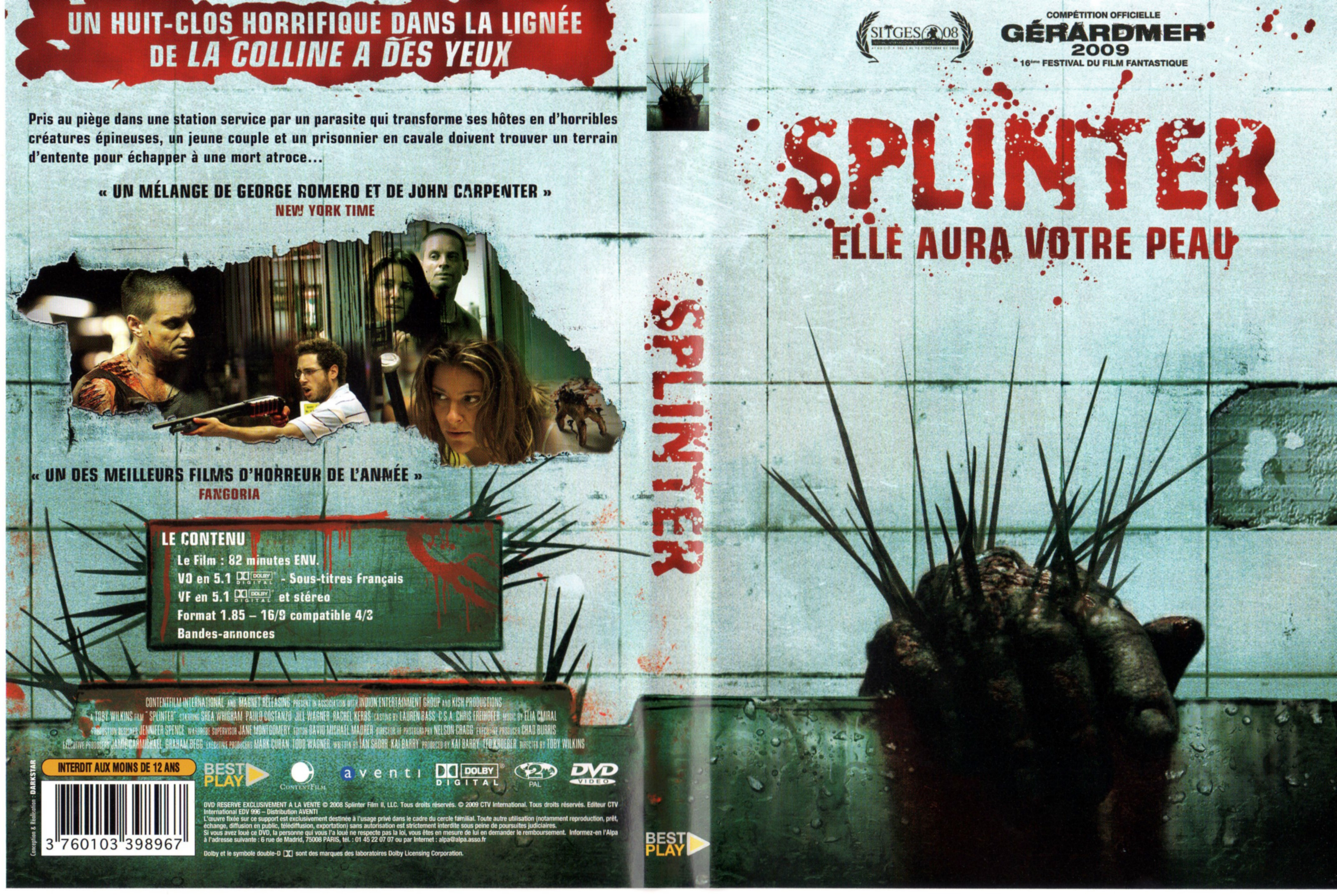 Jaquette DVD Splinter