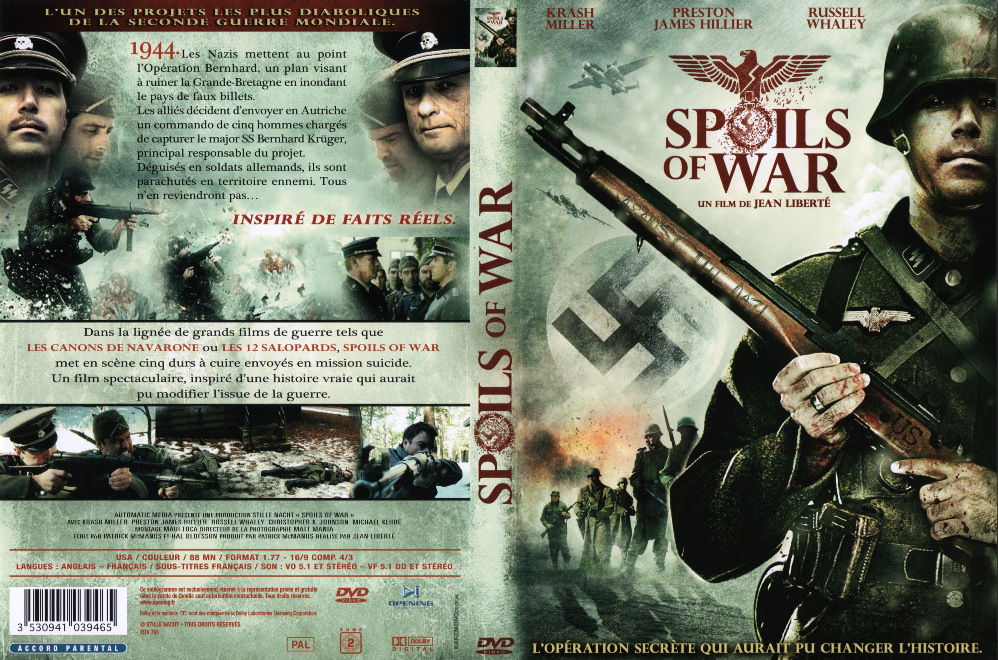 Jaquette DVD Spoils of war