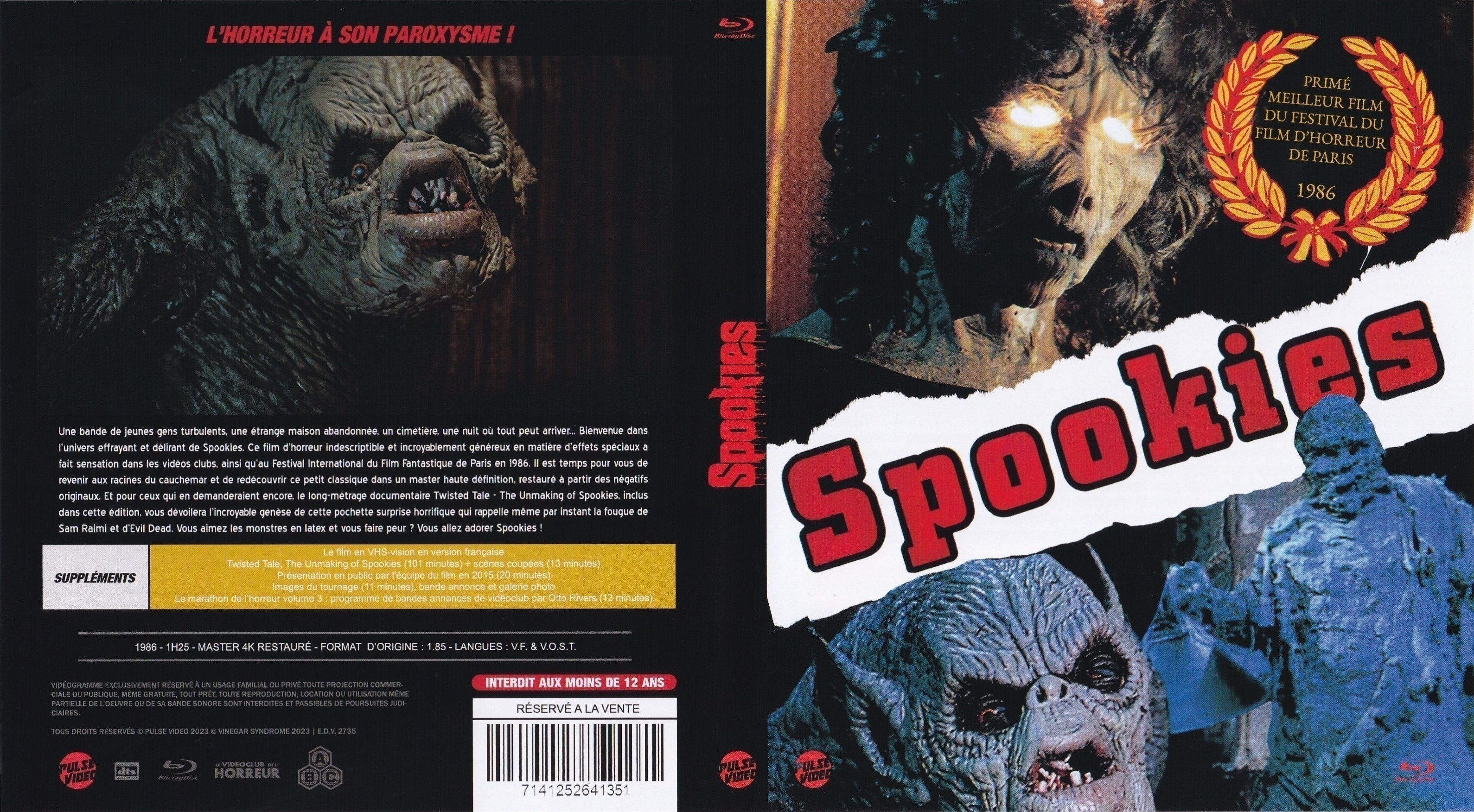 Jaquette DVD Spookies (BLU-RAY) v2