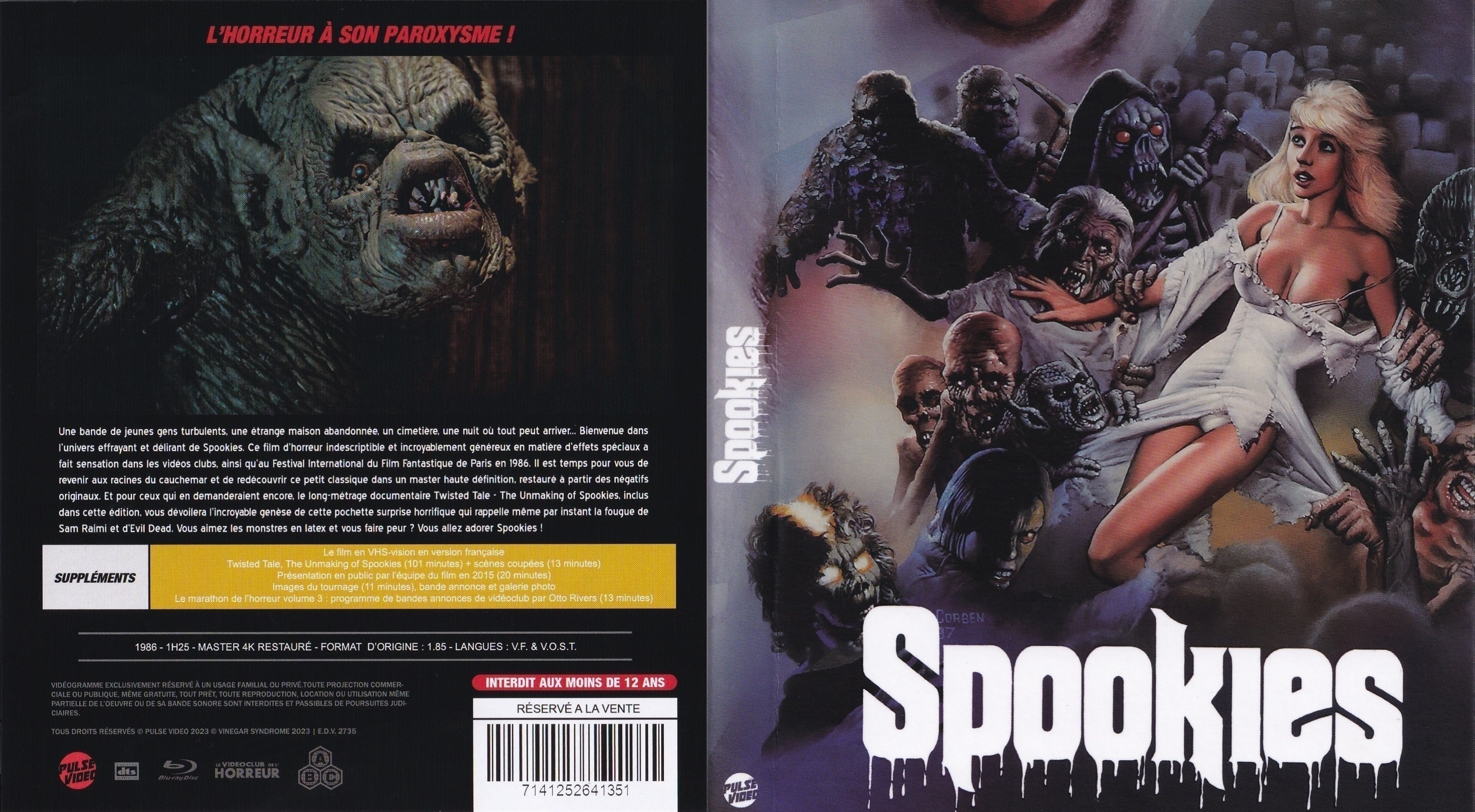Jaquette DVD Spookies (BLU-RAY) v3