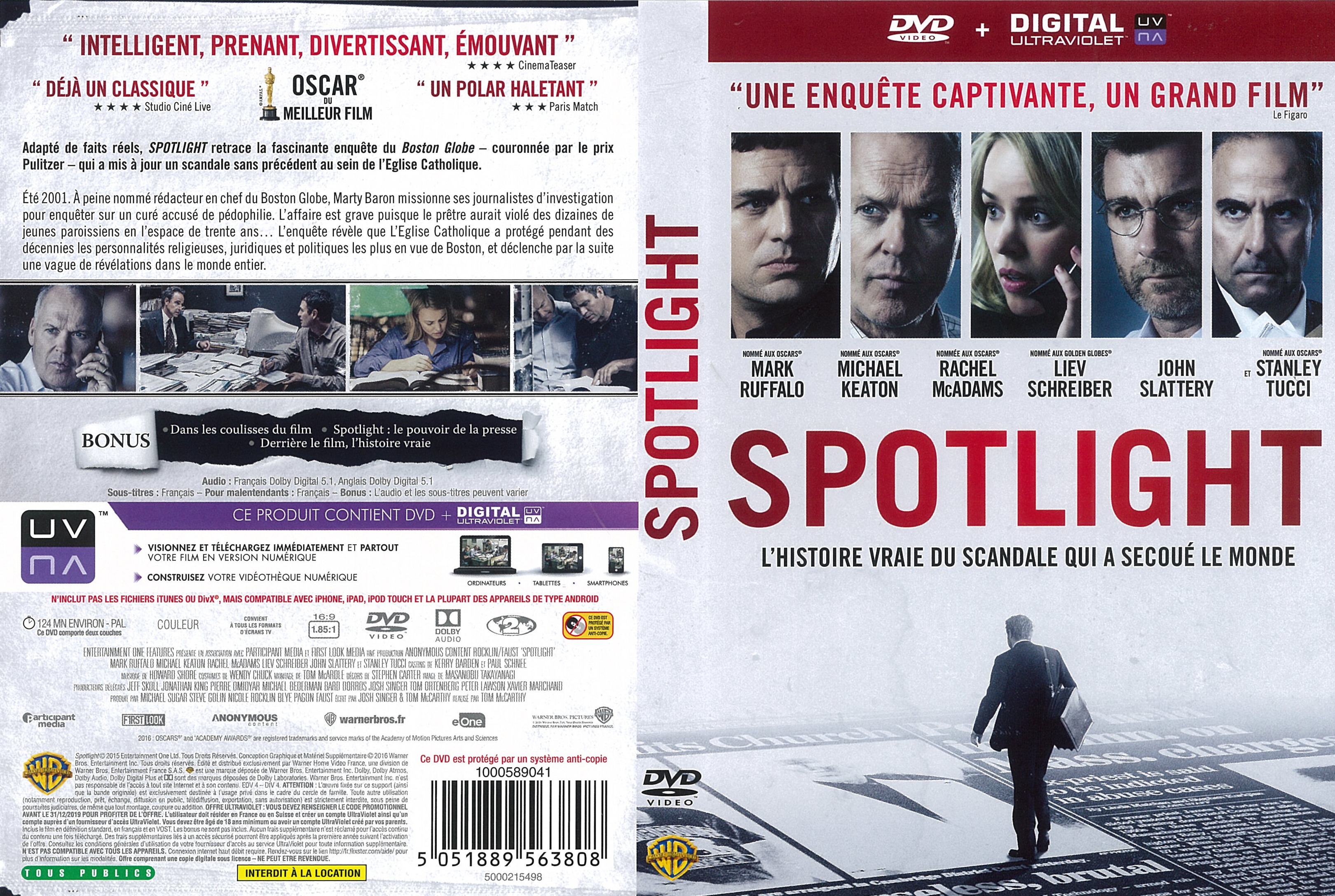 Jaquette DVD Spotlight
