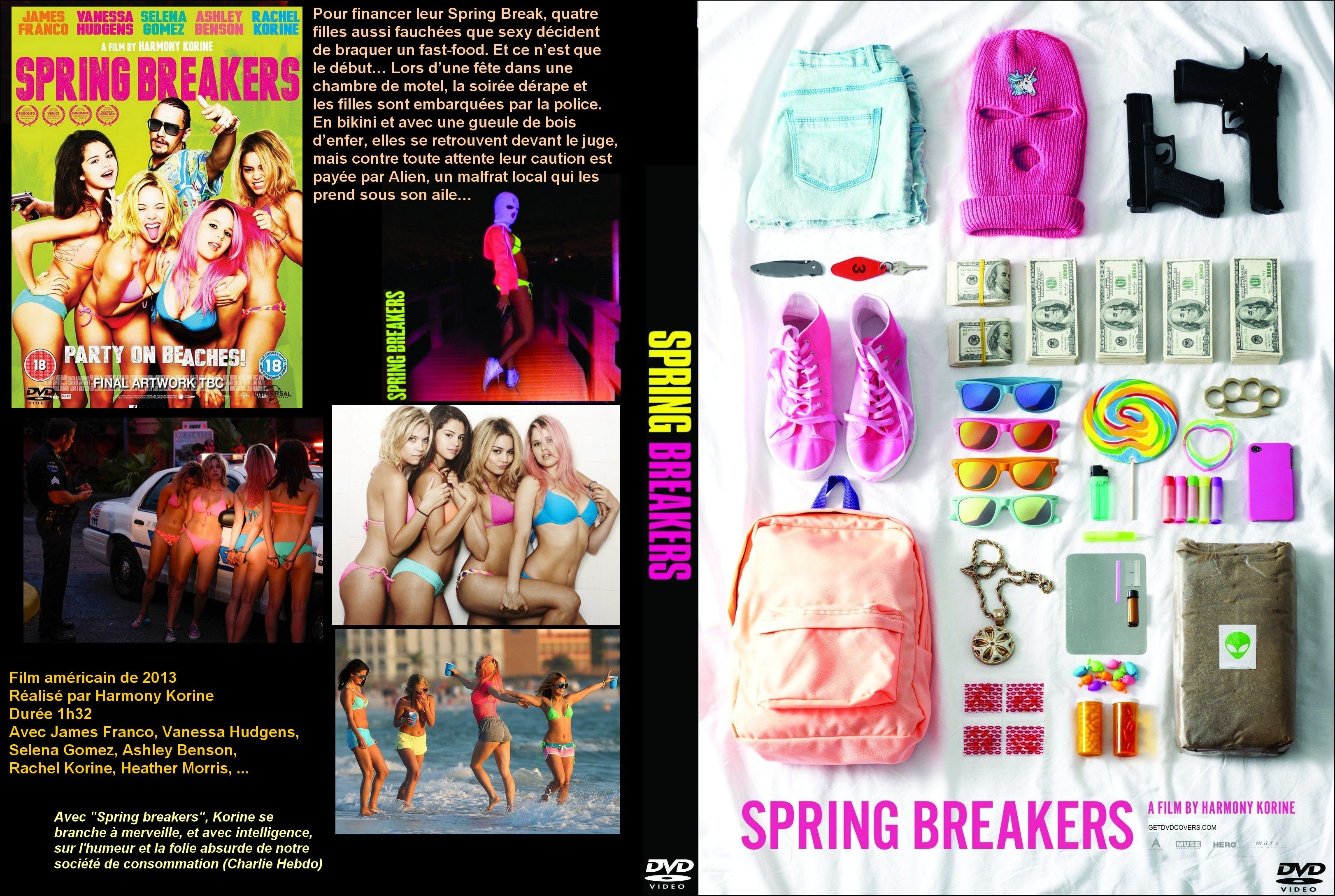 Jaquette DVD Spring Breakers custom
