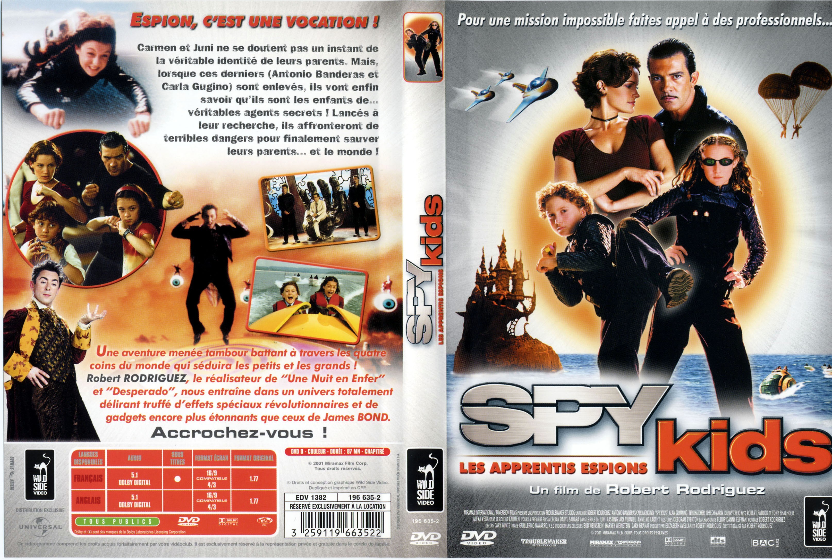 Jaquette DVD Spy Kids