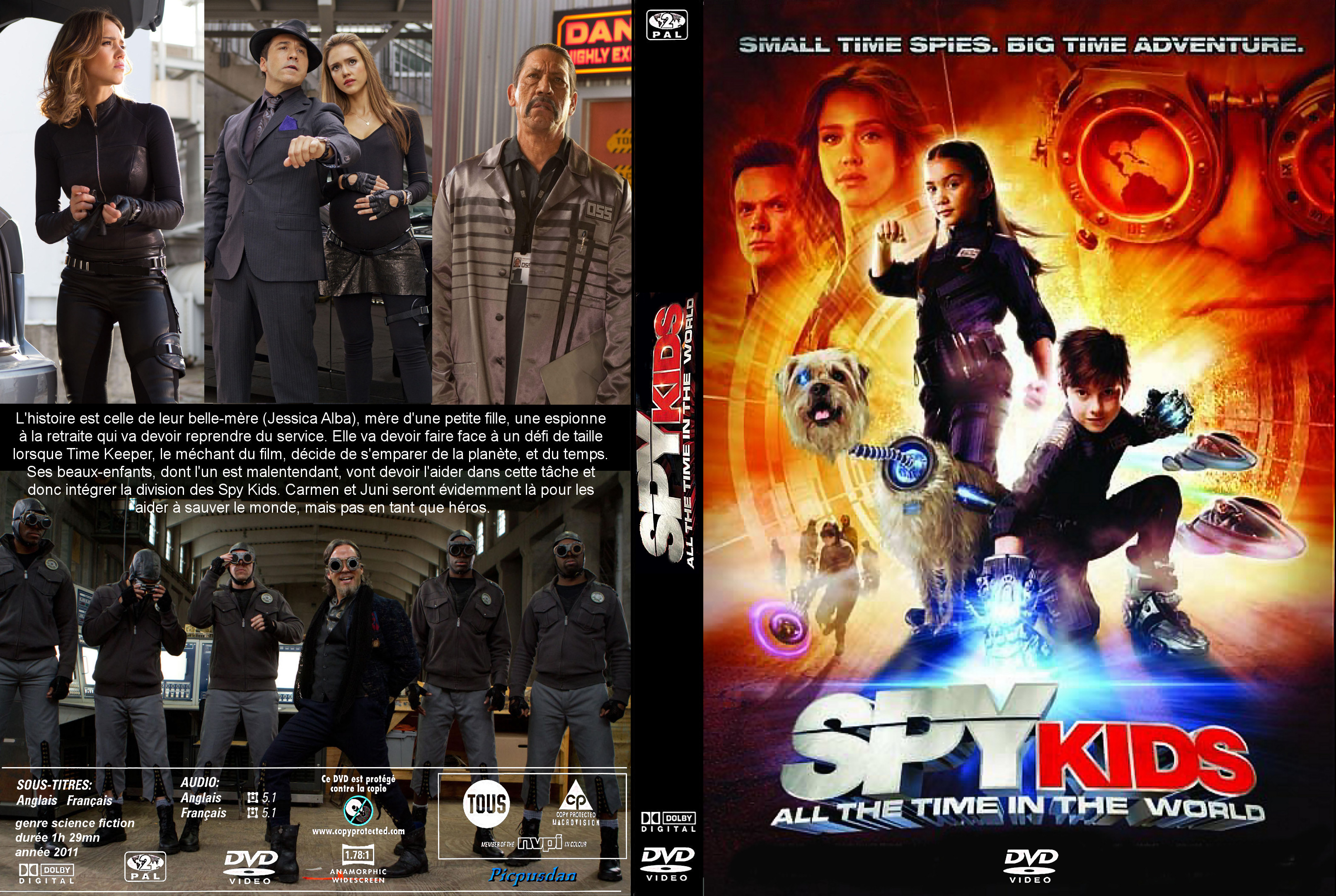Jaquette DVD Spy Kids 4: All the Time in the World custom