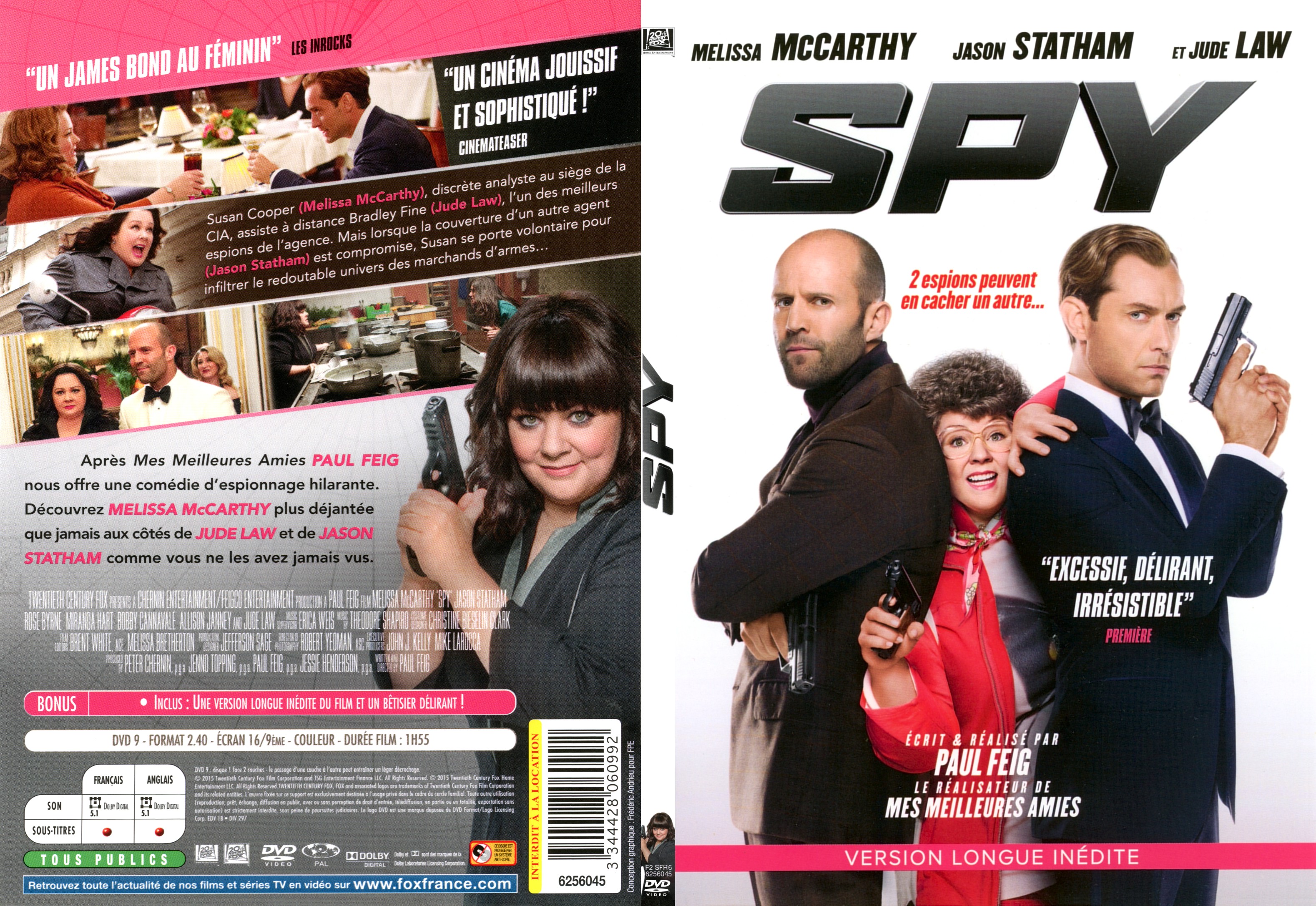 Jaquette DVD Spy - SLIM