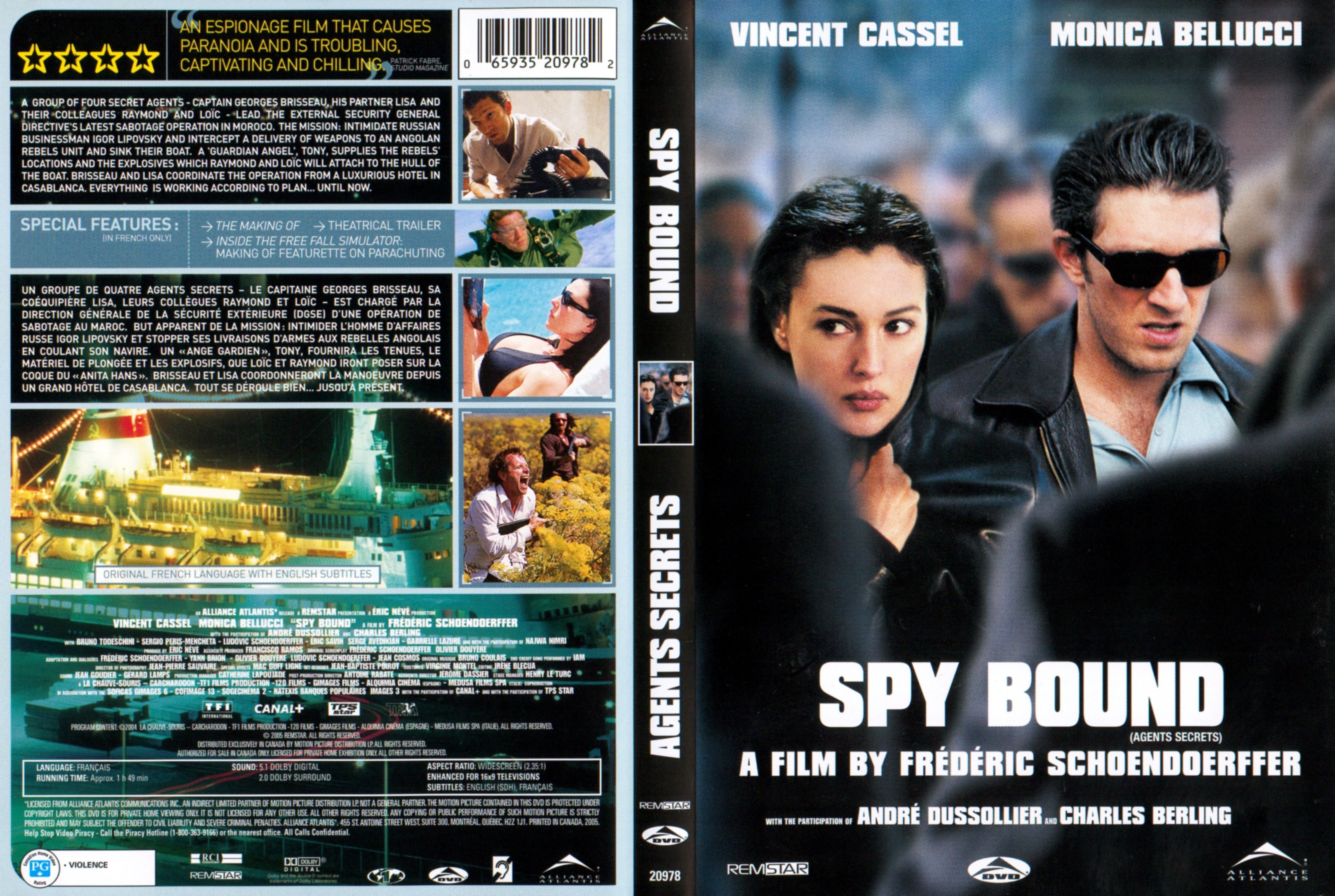 Jaquette DVD Spy bound