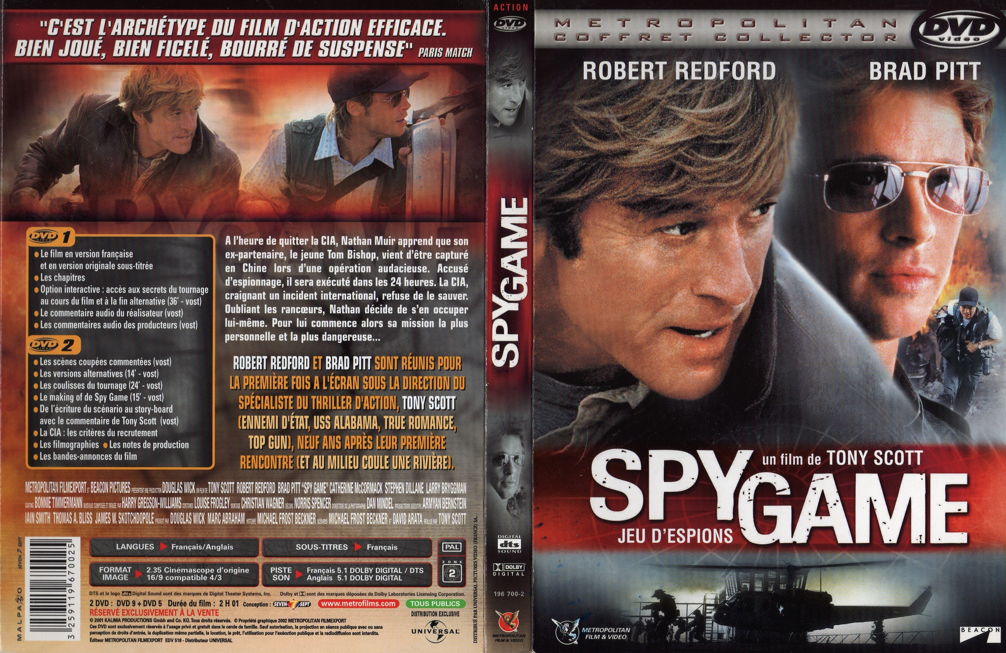 Jaquette DVD Spy game